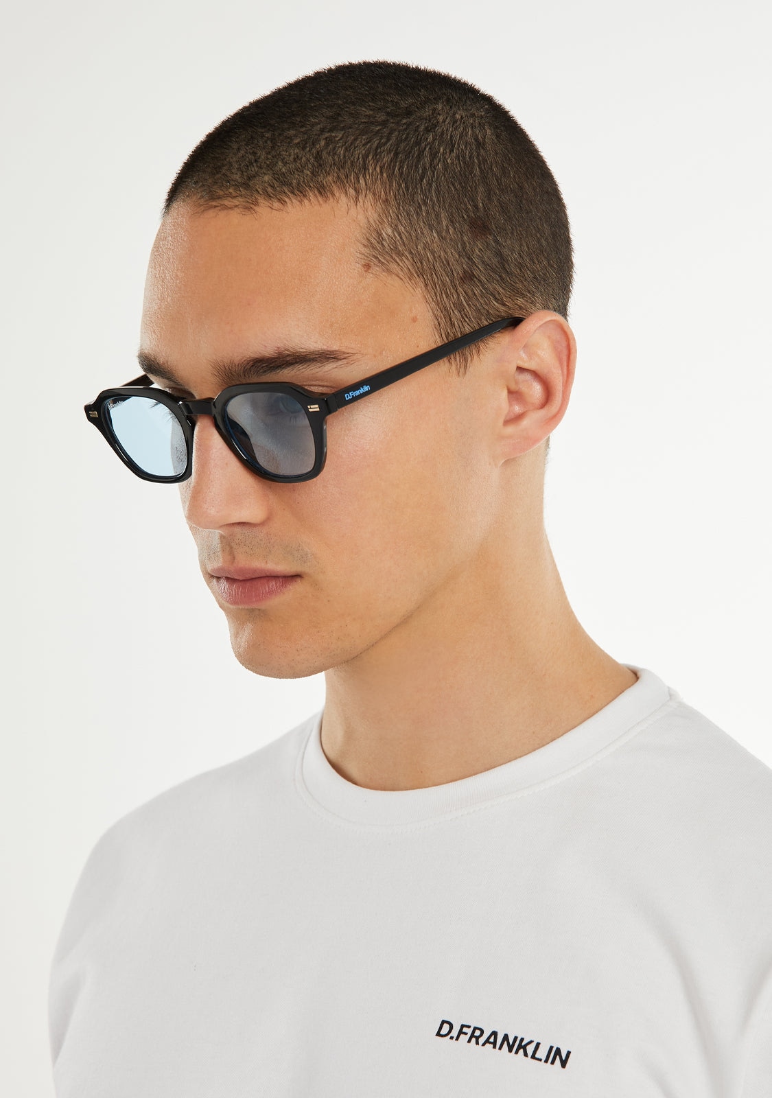 Imagen 3 de Gafas de sol unisex con forma geométrica ultra - D.Franklin - Azul Azul
