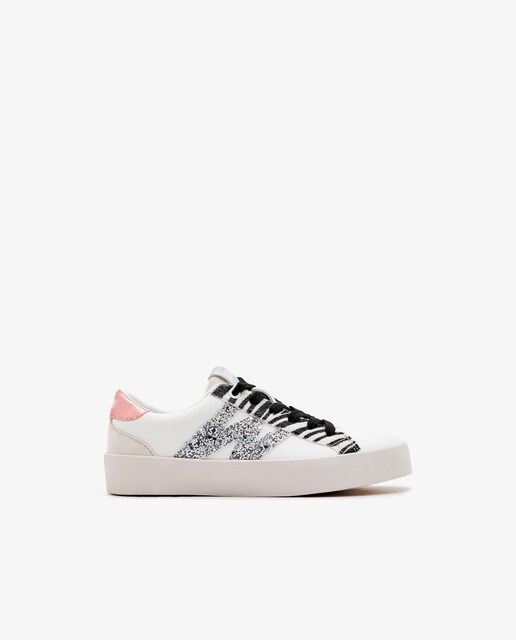 Imagen 0 de Zapatillas bajas de niños efecto glitter con logo lateral