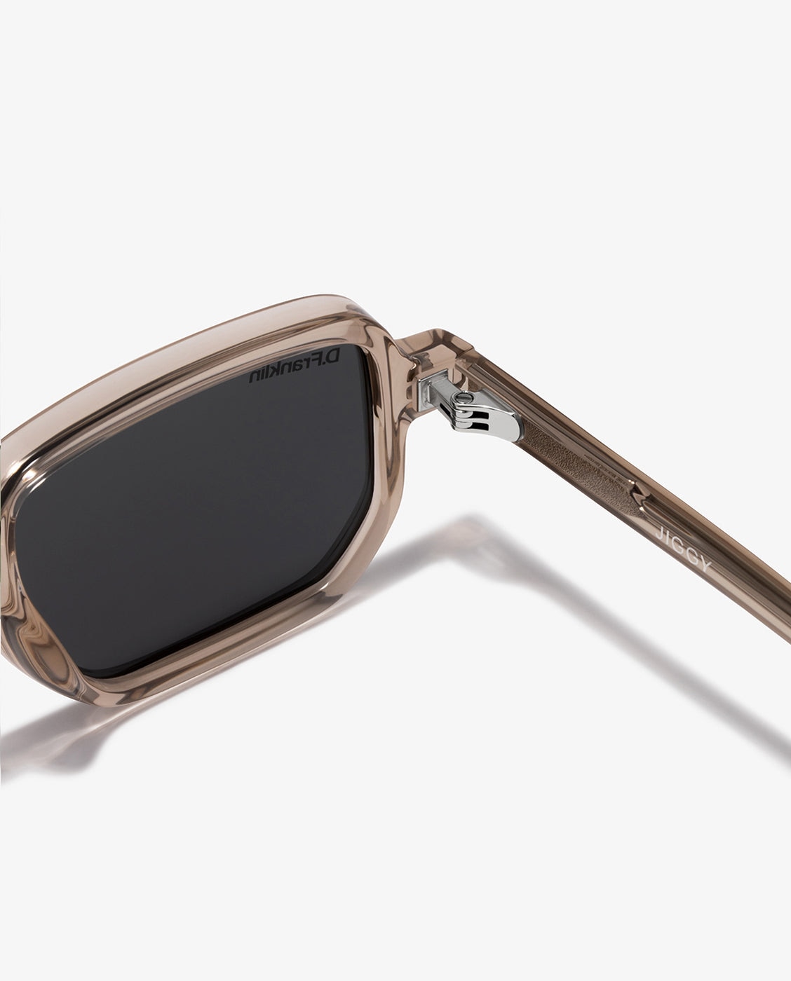 Gafas de sol unisex con forma rectangular jiggy - D.Franklin - Marrón Marrón-2