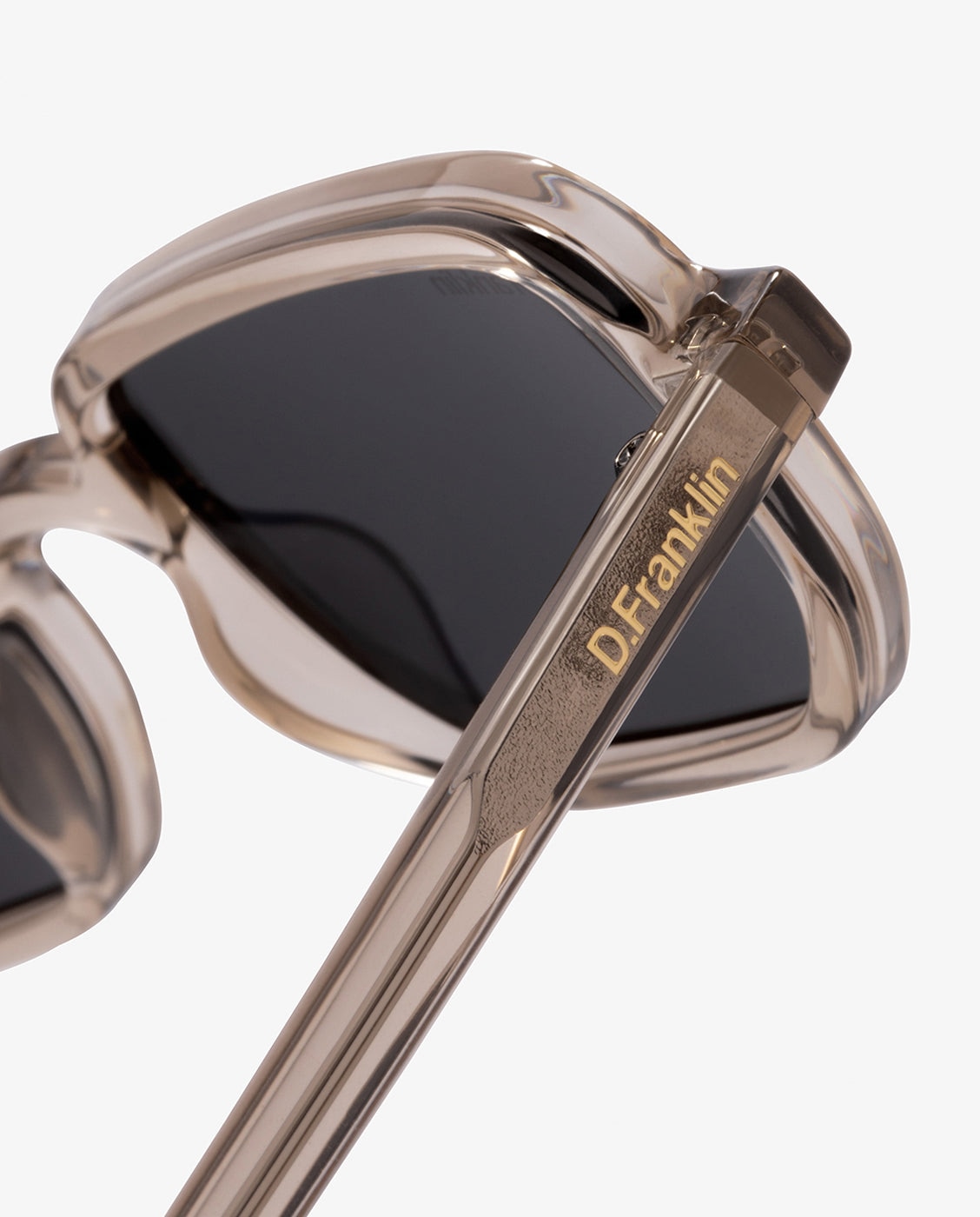 Gafas de sol unisex con forma rectangular jiggy - D.Franklin - Marrón Marrón-4