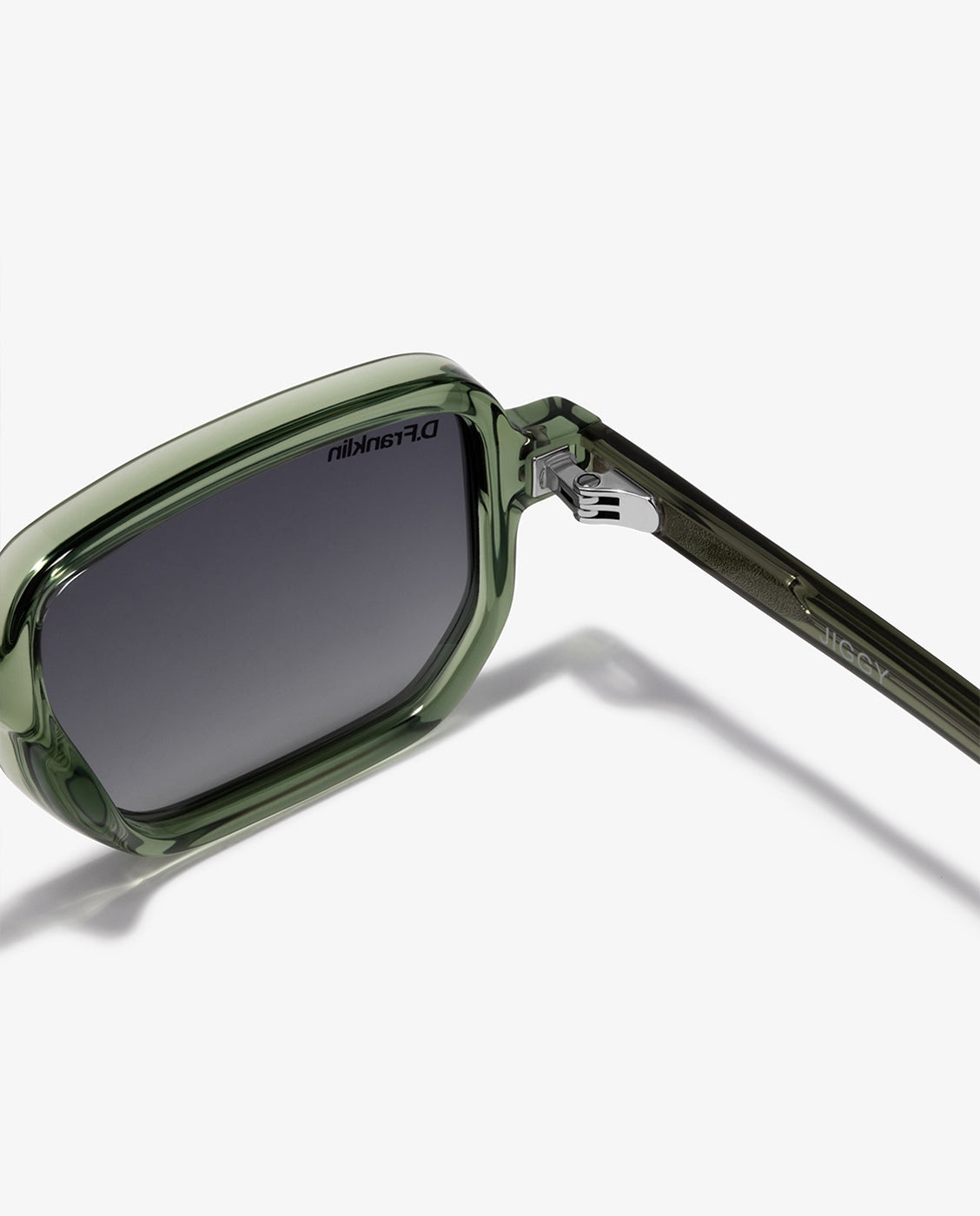 Gafas de sol unisex con forma rectangular jiggy - D.Franklin - Verde Verde-3