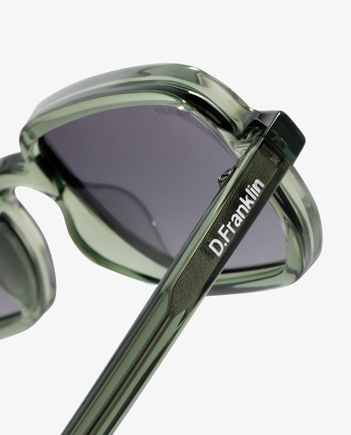 Gafas de sol unisex con forma rectangular jiggy - D.Franklin - Verde Verde-4