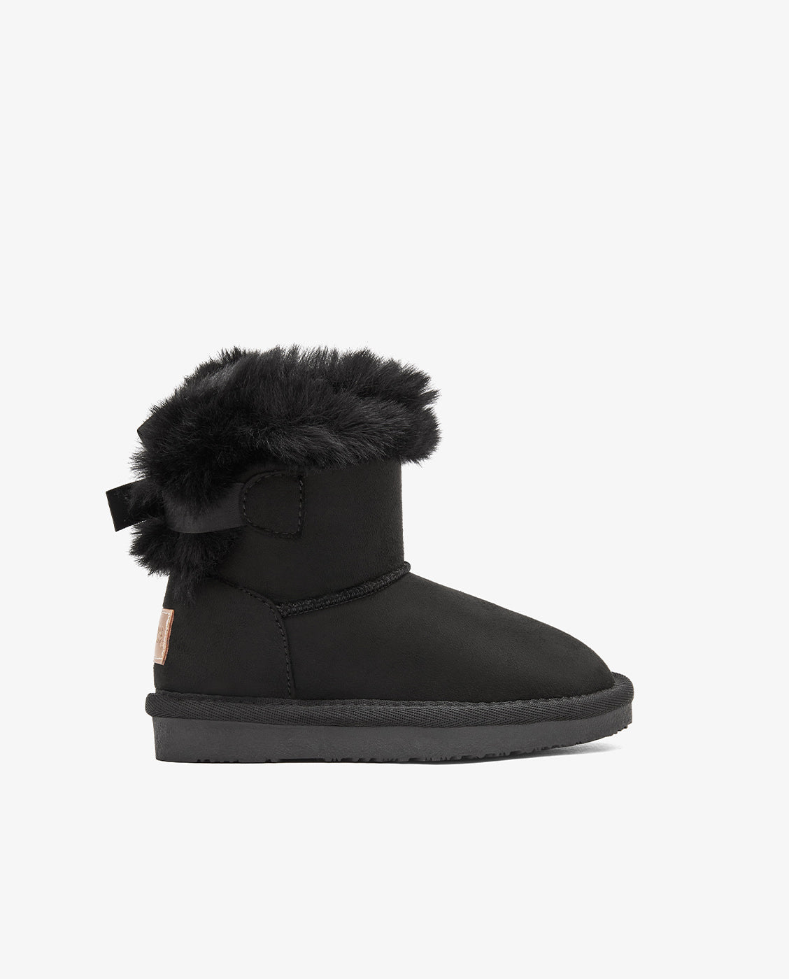Botas de niños estilo australianas con cinturón de pelo y tecnología hidrófuga