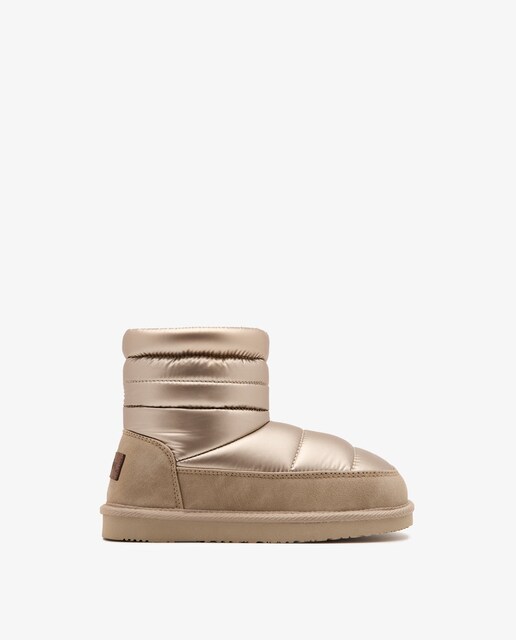 Imagen 0 de Botas de niños estilo australianas con acabado acolchado en oro