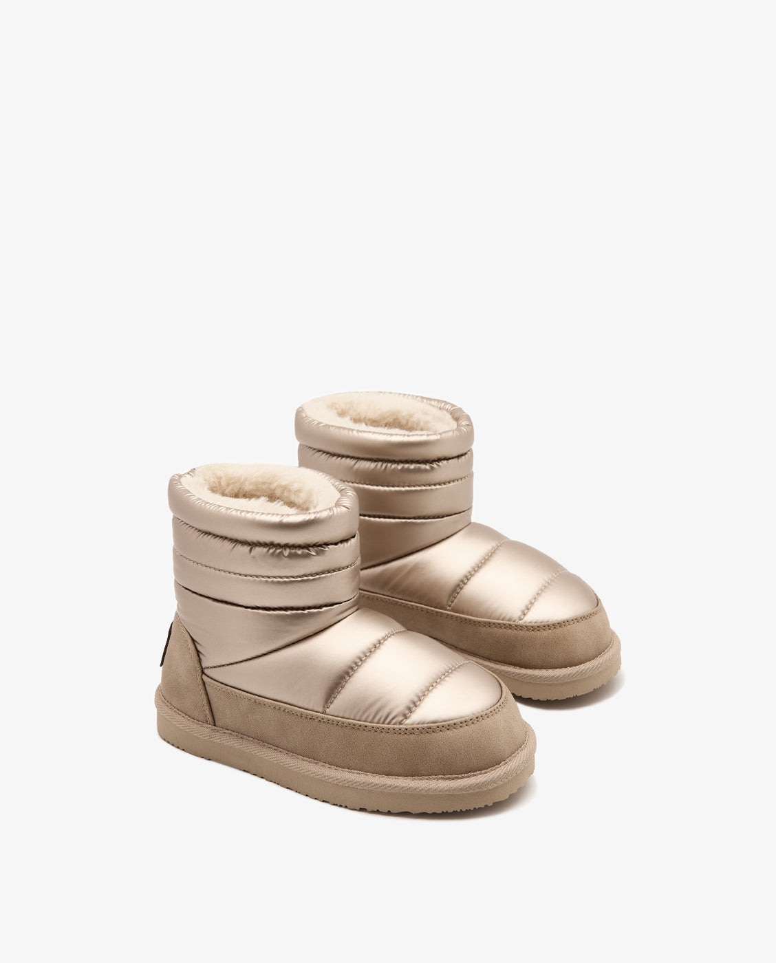 Botas de niños estilo australianas con acabado acolchado en - Conguitos - Oro Oro-2