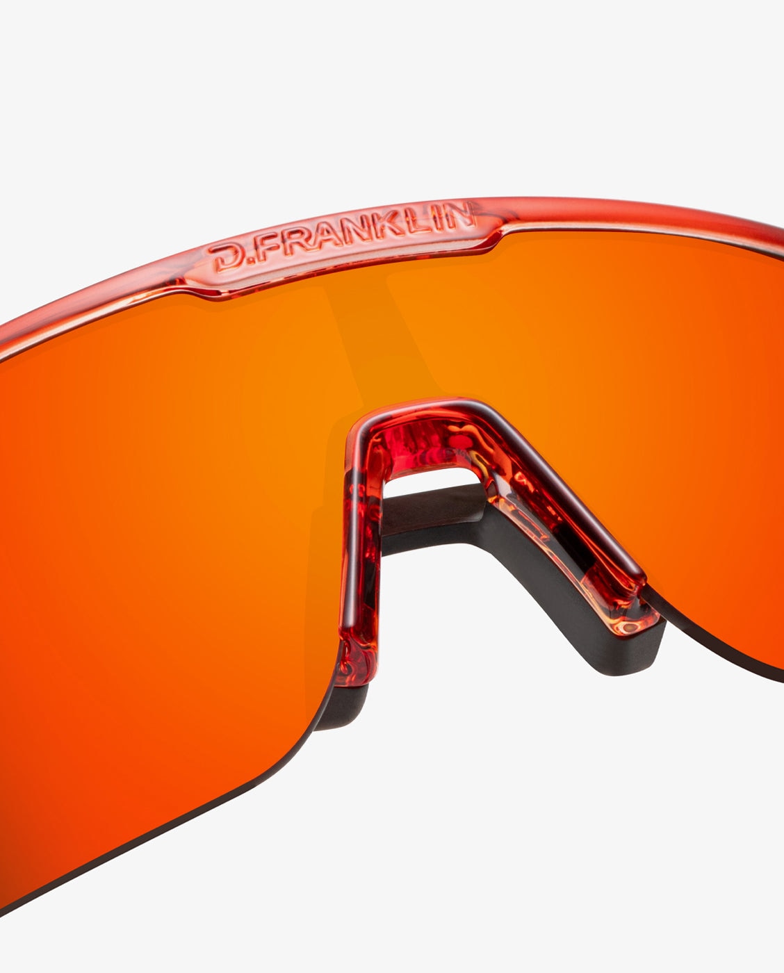 Gafas de sol unisex con forma envolvente wind fifty - D.Franklin - Rojo Rojo-2