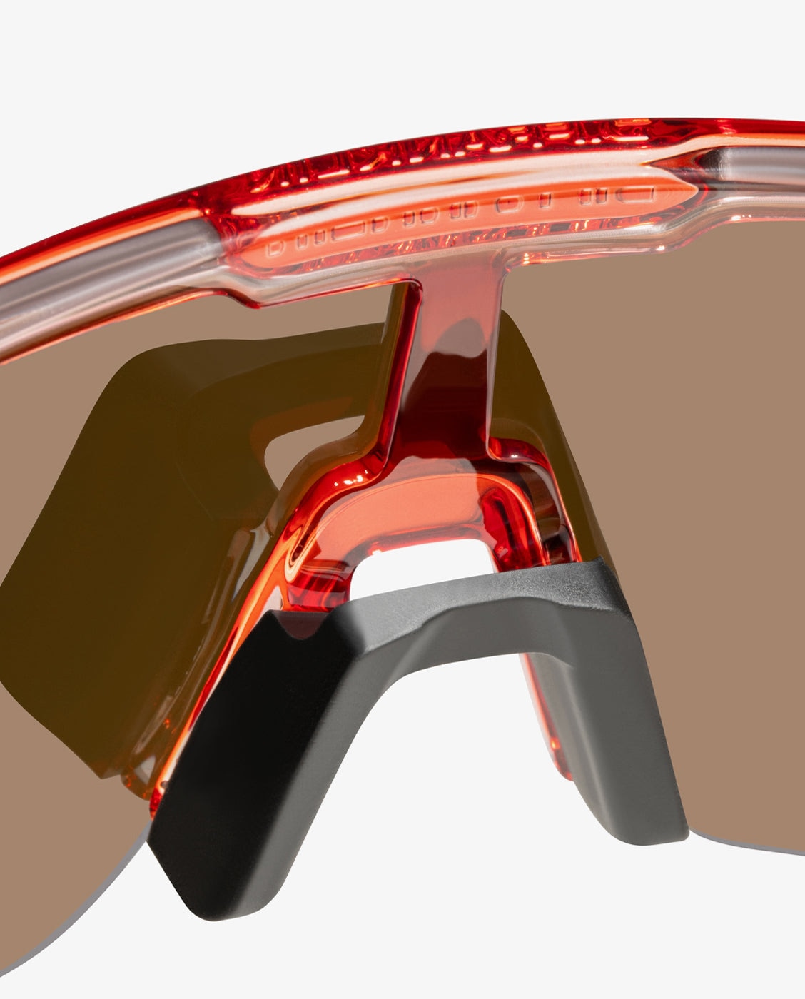 Gafas de sol unisex con forma envolvente wind fifty - D.Franklin - Rojo Rojo-4