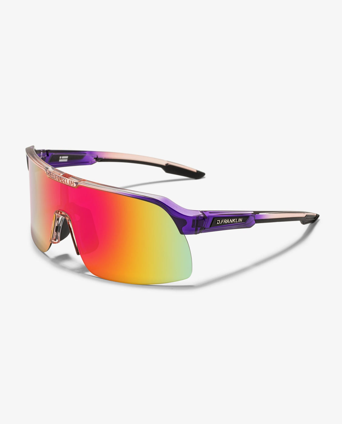 Gafas de sol unisex con forma envolvente wind fifty - D.Franklin - Rosa Rosa-3