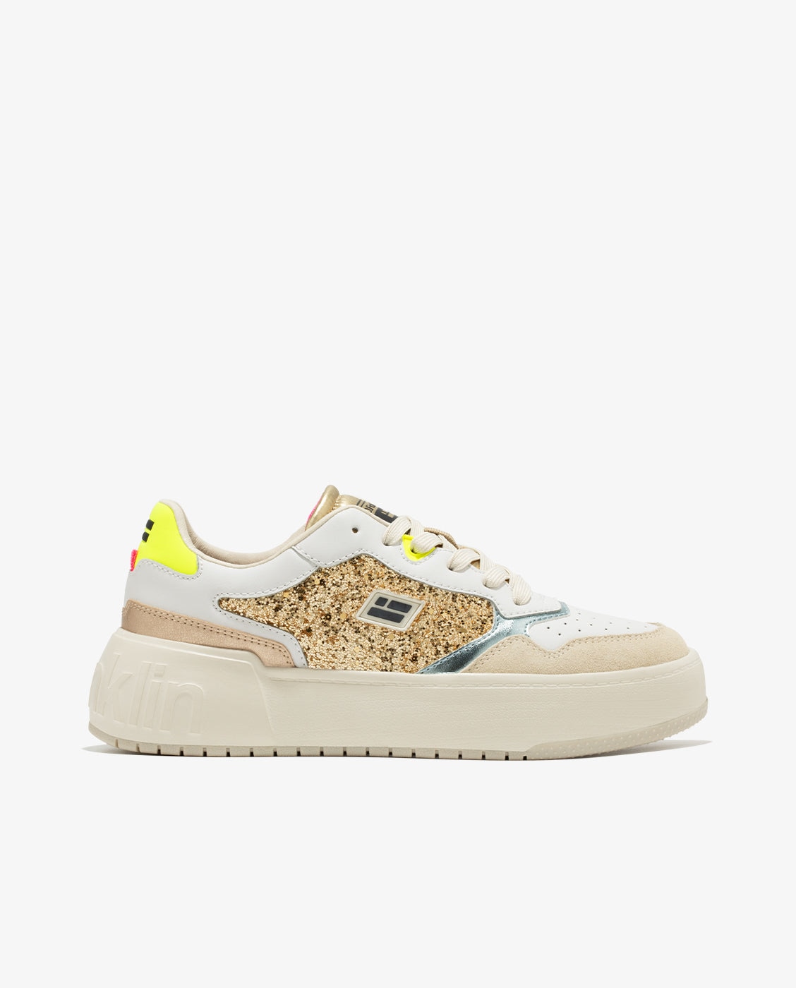 D.Franklin - Zapatillas deportivas de mujer con plataforma y logo en relieve en el talón.