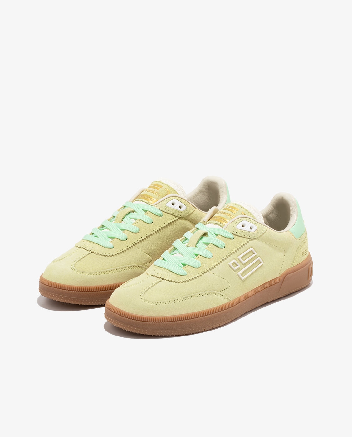 Zapatillas deportivas de mujer con acabado en serraje - D.Franklin - Azul claro Azul claro-3