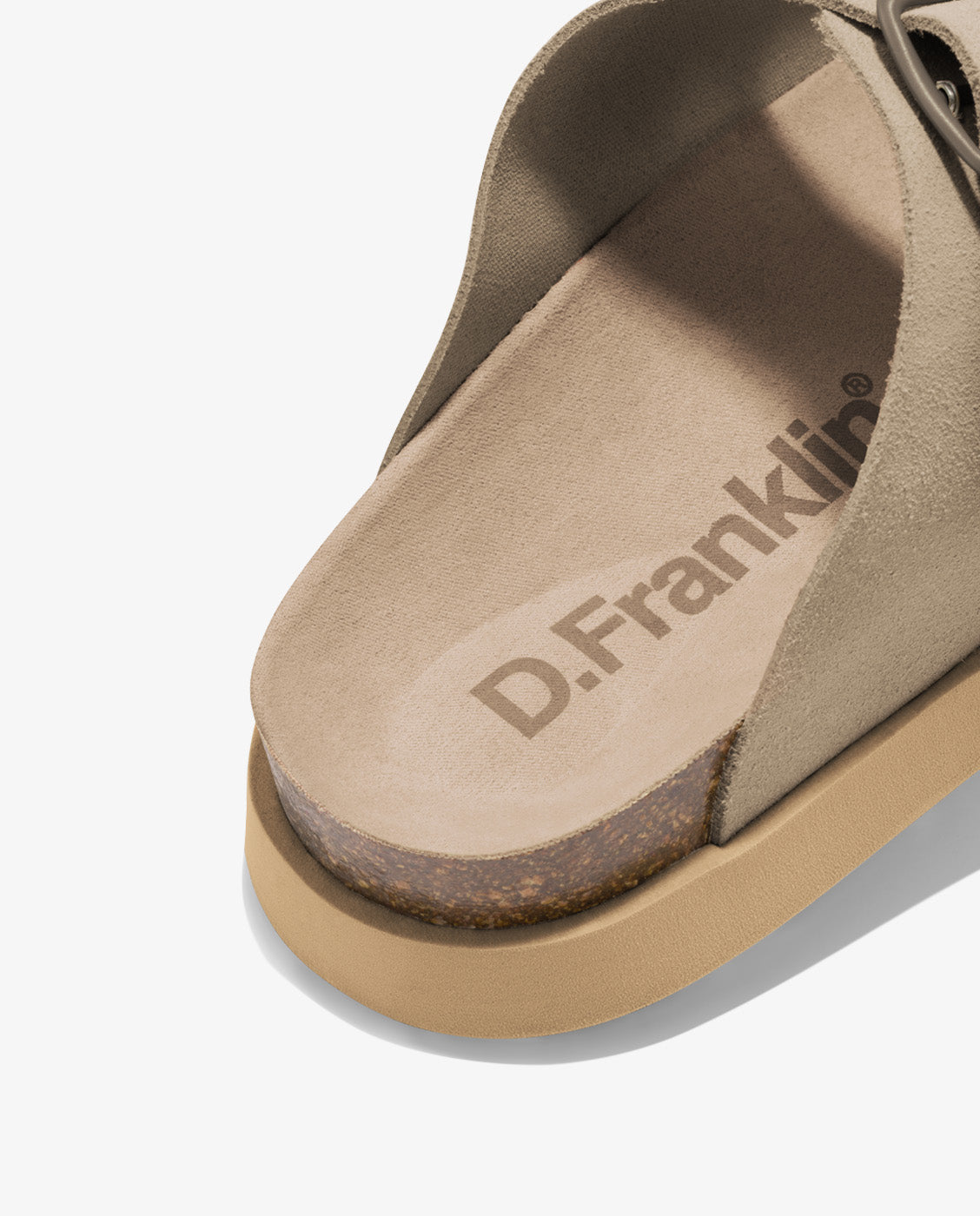 Sandalias planas unisex en piel Vibe - D.Franklin - Marrón Marrón-4