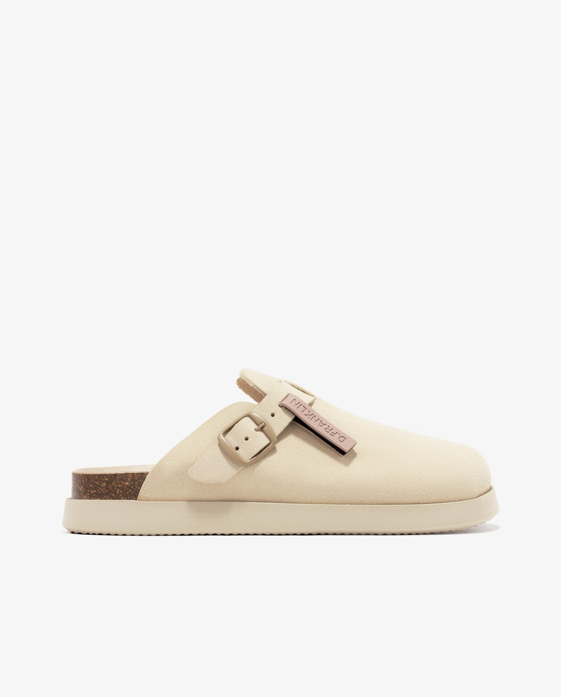 Zuecos unisex en ante Vibe clog - D.Franklin - Beige Beige-1