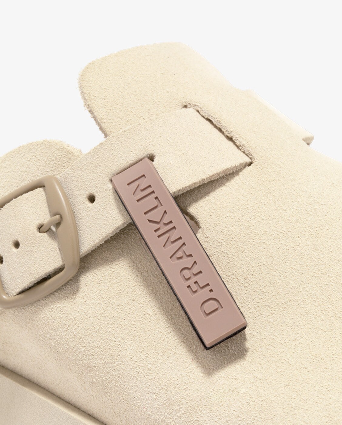 Zuecos unisex en ante Vibe clog - D.Franklin - Beige Beige-2