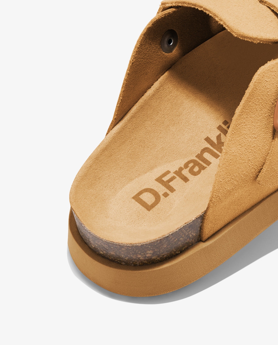 Sandalias cerradas de mujer confeccionadas en eva con cierre adherente - D.Franklin - Marrón oscuro Marrón oscuro-3