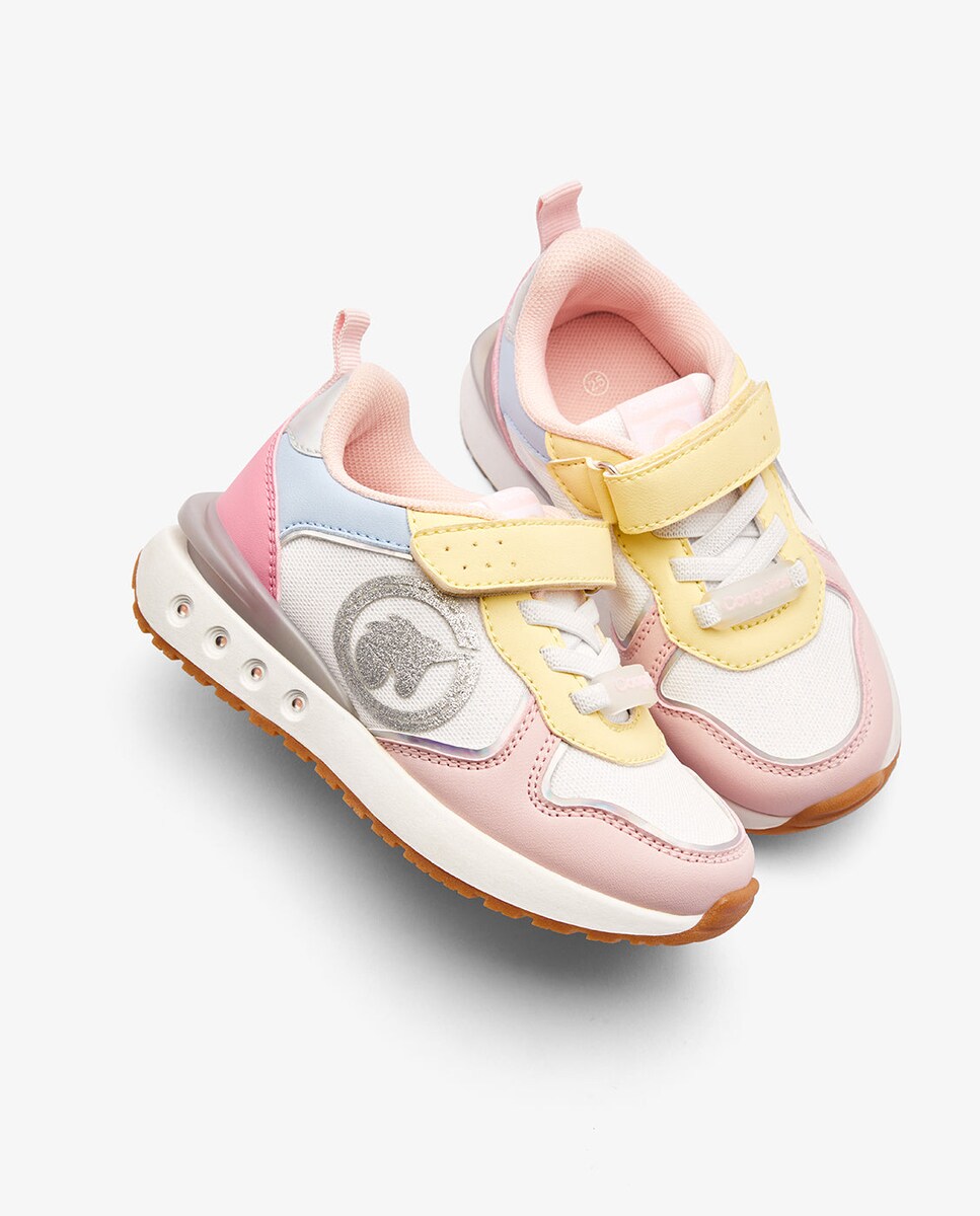 Zapatillas deportivas de niña estampado unicornio en multicolor