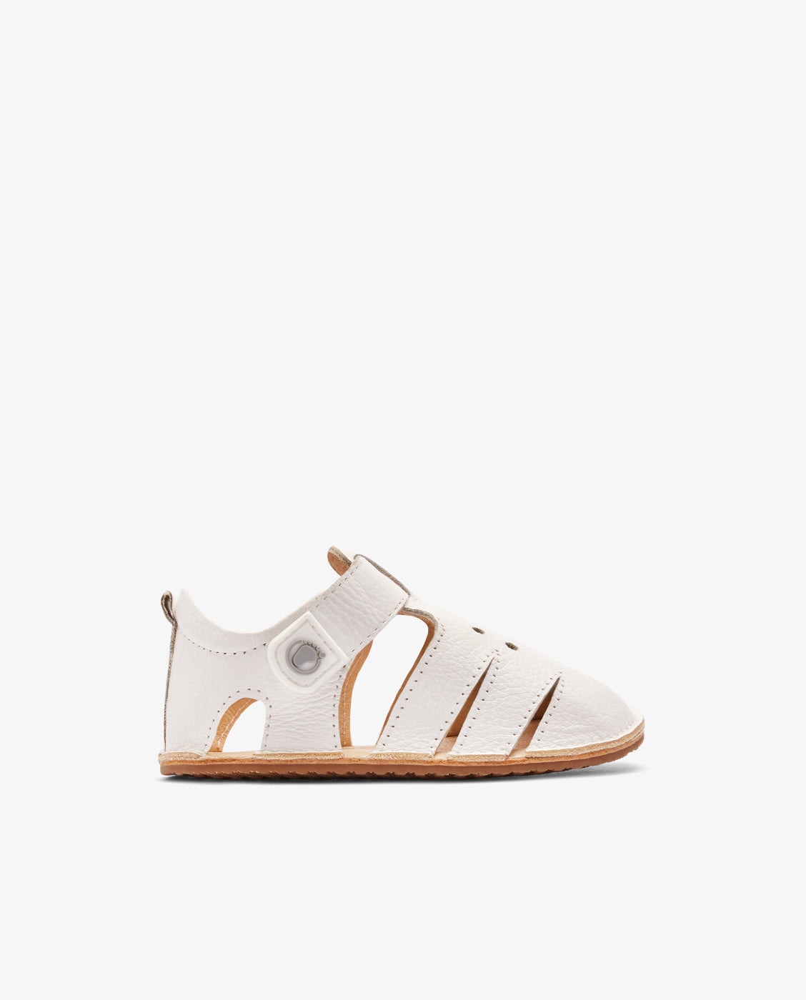 Sandalias de bebés diseño respetuoso - Conguitos - Blanco Blanco-1