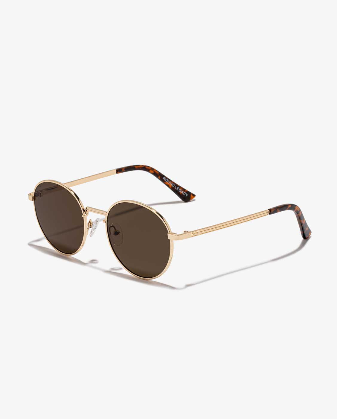 Gafas de sol unisex con forma redonda round legacy - D.Franklin - Marrón Marrón-3