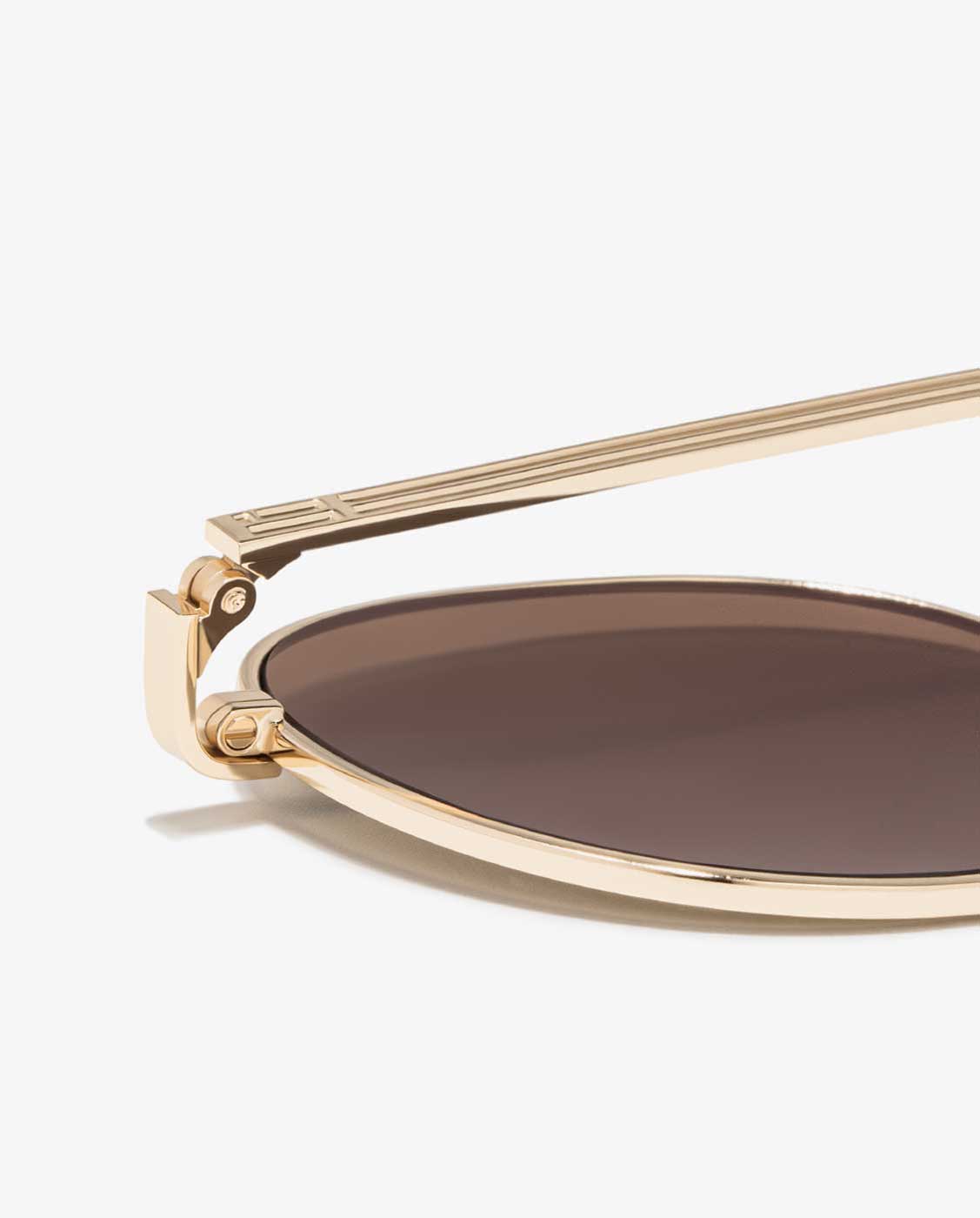 Gafas de sol unisex con forma redonda round legacy - D.Franklin - Marrón Marrón-2