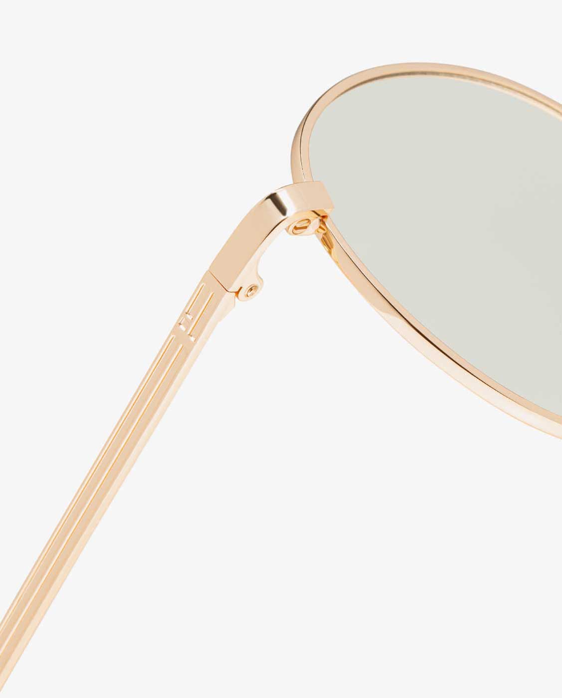Gafas de sol unisex con forma redonda round legacy - D.Franklin - Oro Oro-5