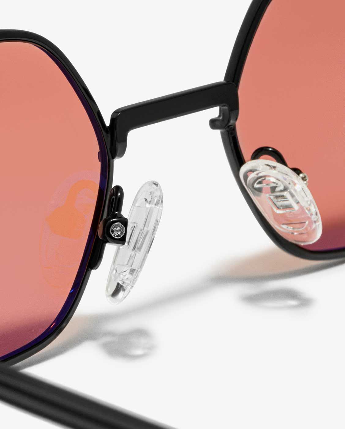Gafas de sol de mujer con forma geométrica hex legacy - D.Franklin - Rojo Rojo-5