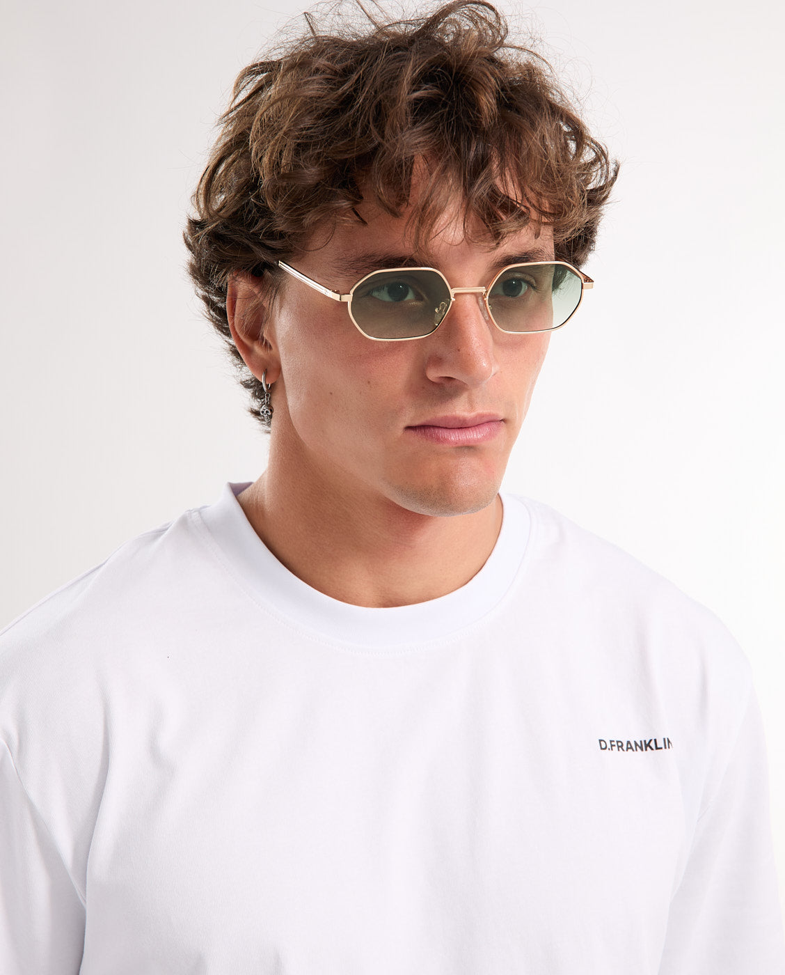 Gafas de sol de mujer con forma geométrica hex legacy - D.Franklin - Verde Verde-2