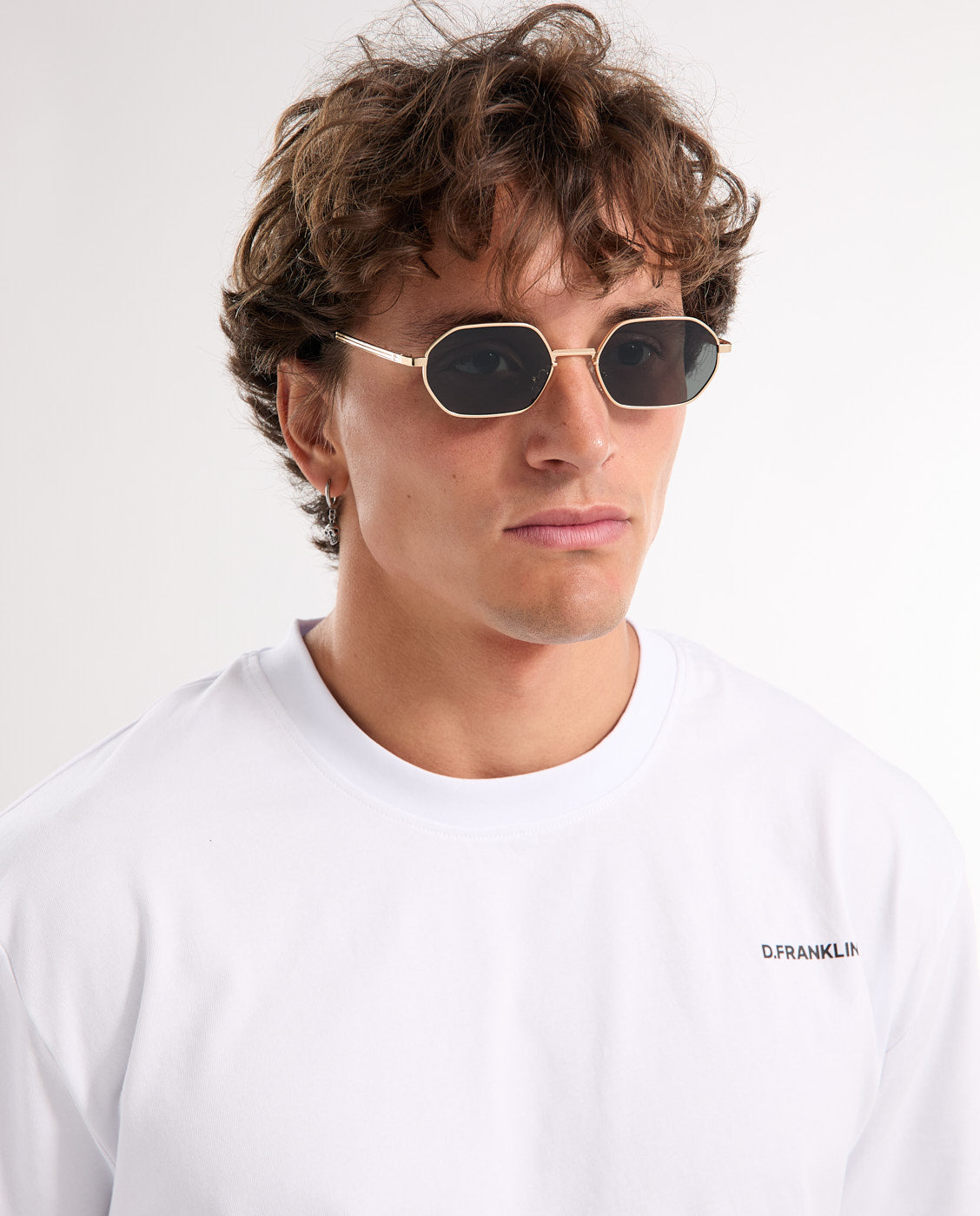Gafas de sol de mujer con forma geométrica hex legacy - D.Franklin - Negro Negro-2