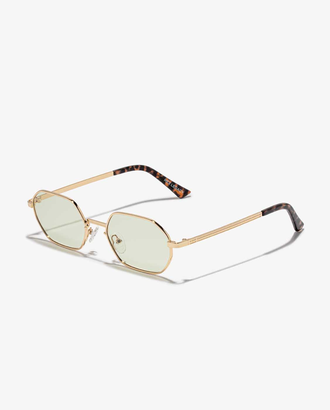 Gafas de sol de mujer con forma geométrica hex legacy - D.Franklin - Marrón Marrón-4