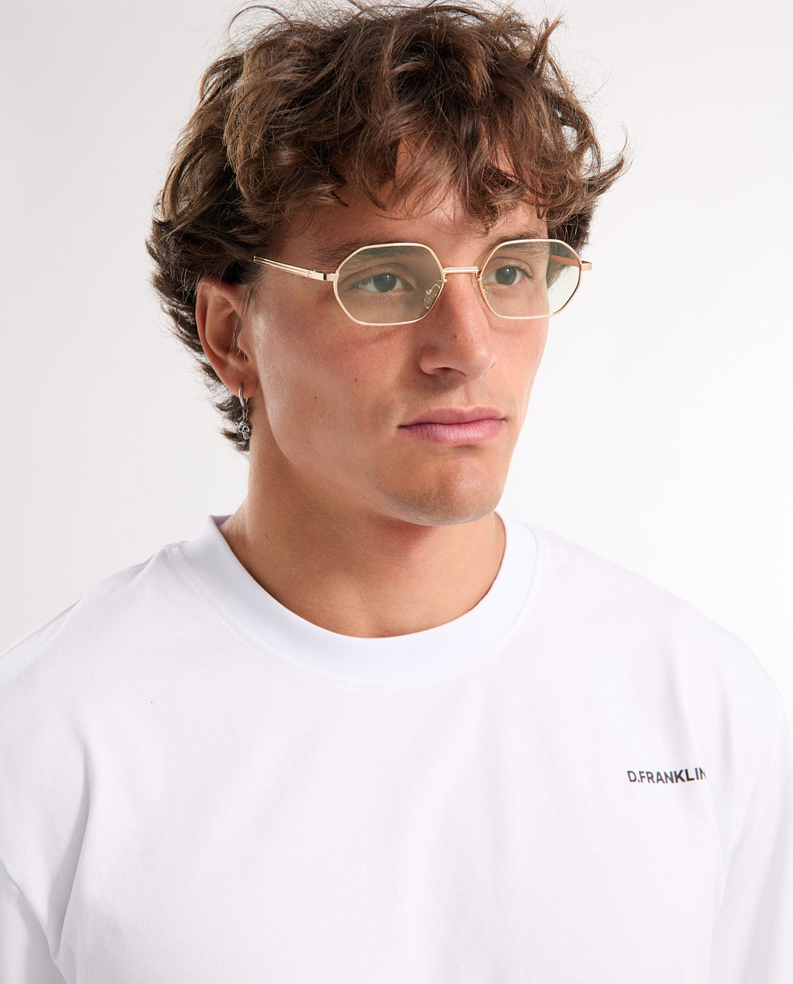 Gafas de sol de mujer con forma geométrica hex legacy - D.Franklin - Marrón Marrón-2