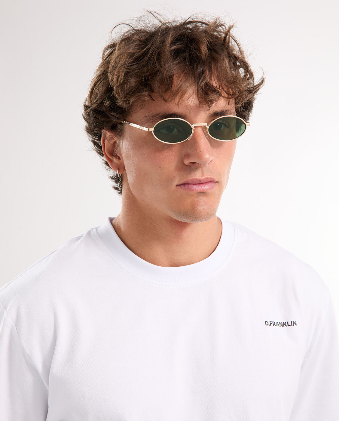Gafas de sol unisex con forma ovalada oval - D.Franklin - Verde Verde-3