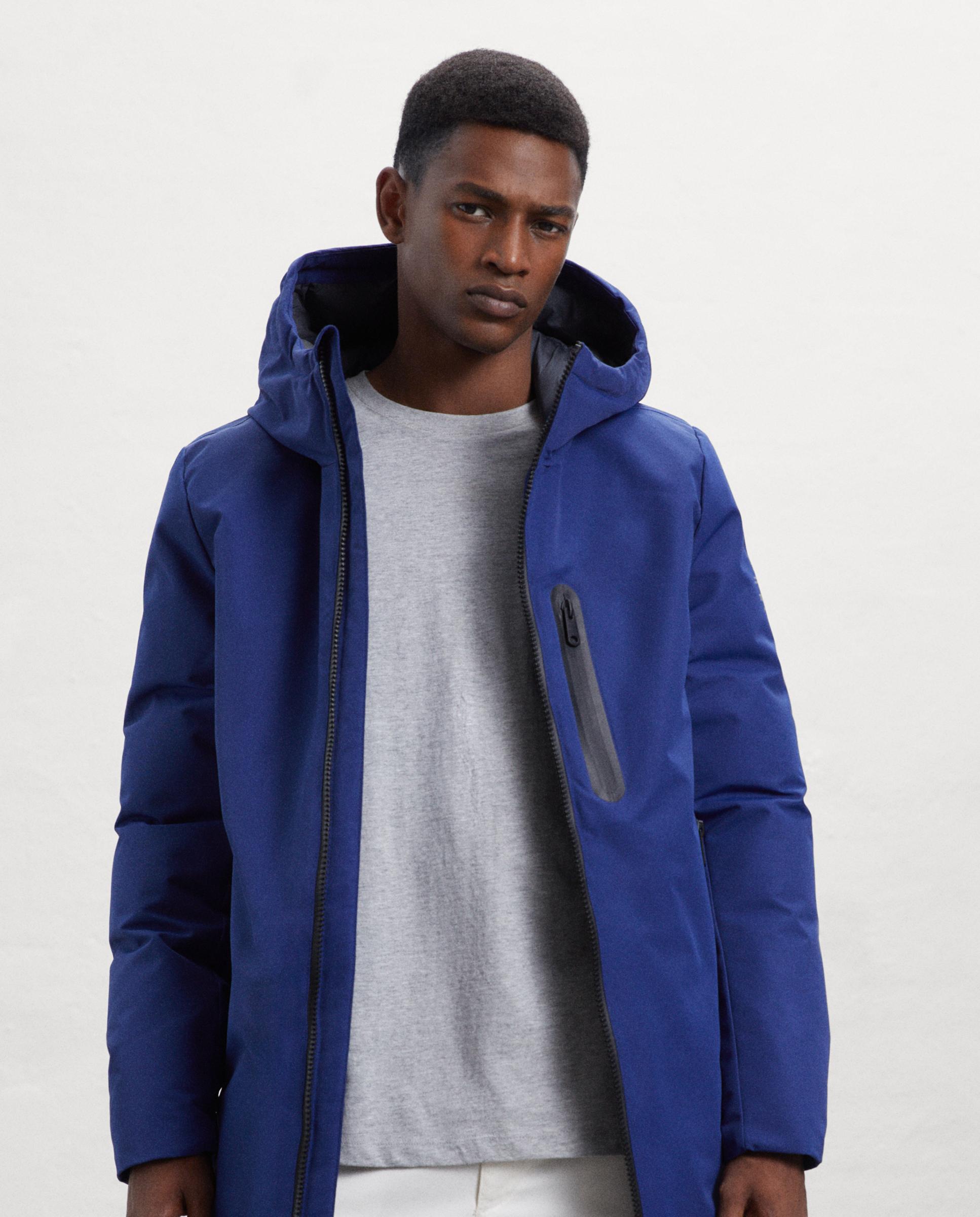 Parka azul sale