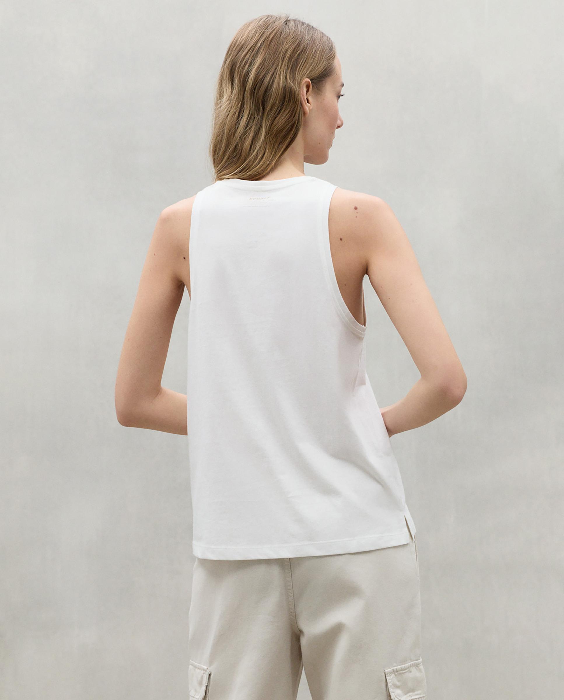 Camiseta de tirantes con estampado frontal - Ecoalf - Blanco Blanco-3