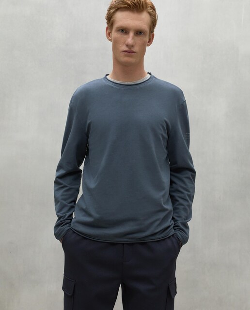 Imagen 0 de Camiseta de hombre de manga larga y estampado trasero