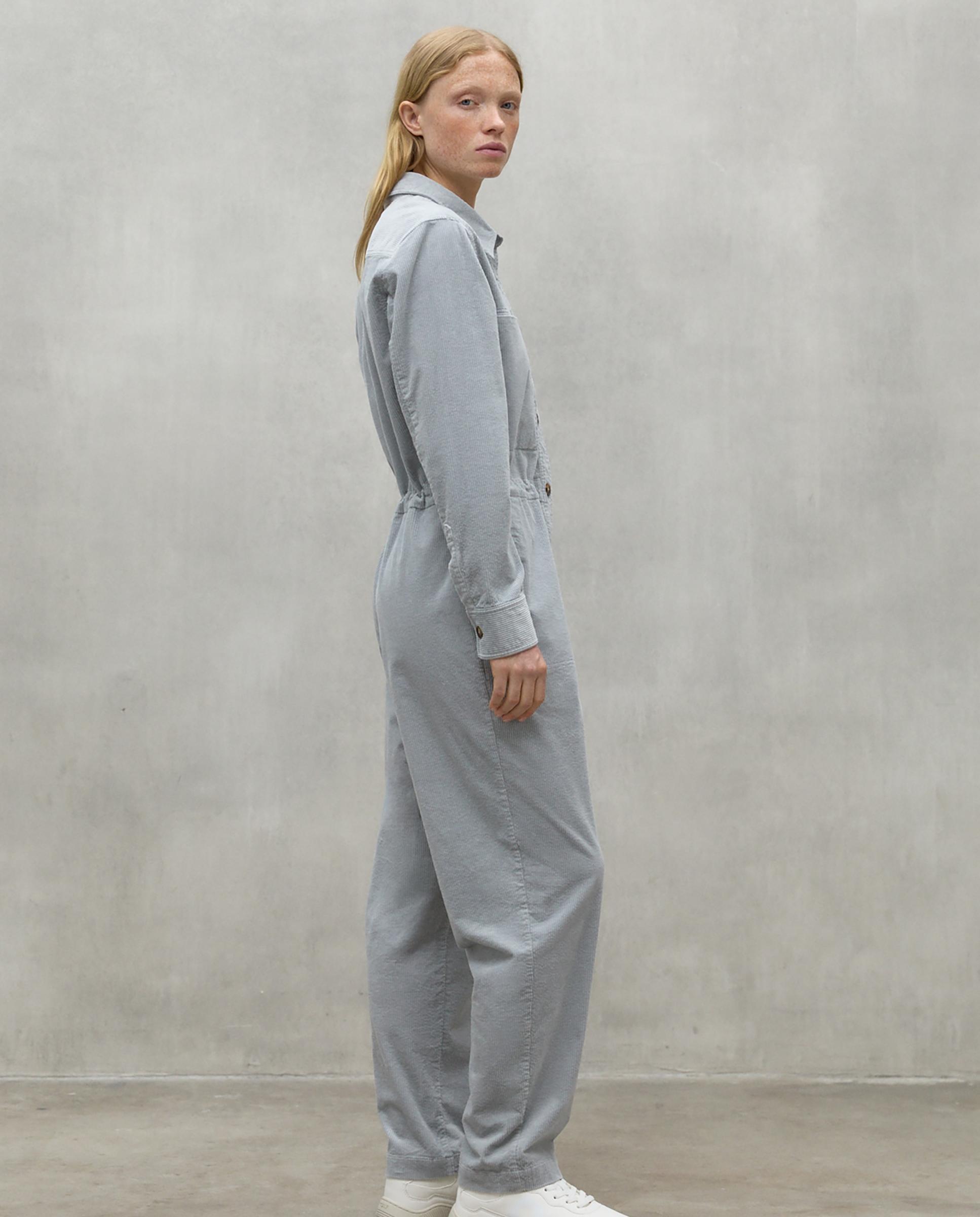 Ecoalf - Mono de mujer con cierre delantero de botones y cuello de camisa.