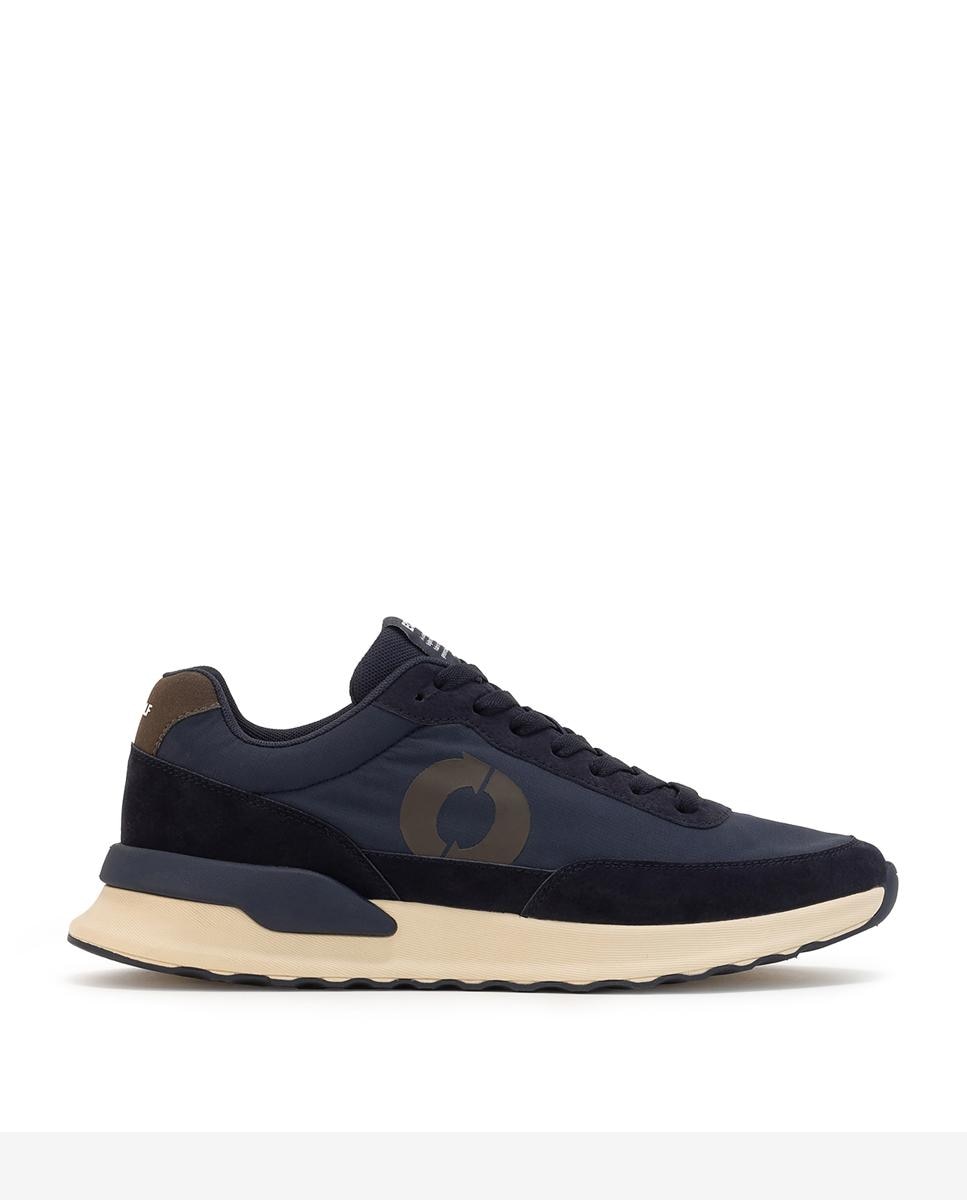 Ecoalf - Zapatillas deportivas de hombre con cierre de cordones y logo lateral.
