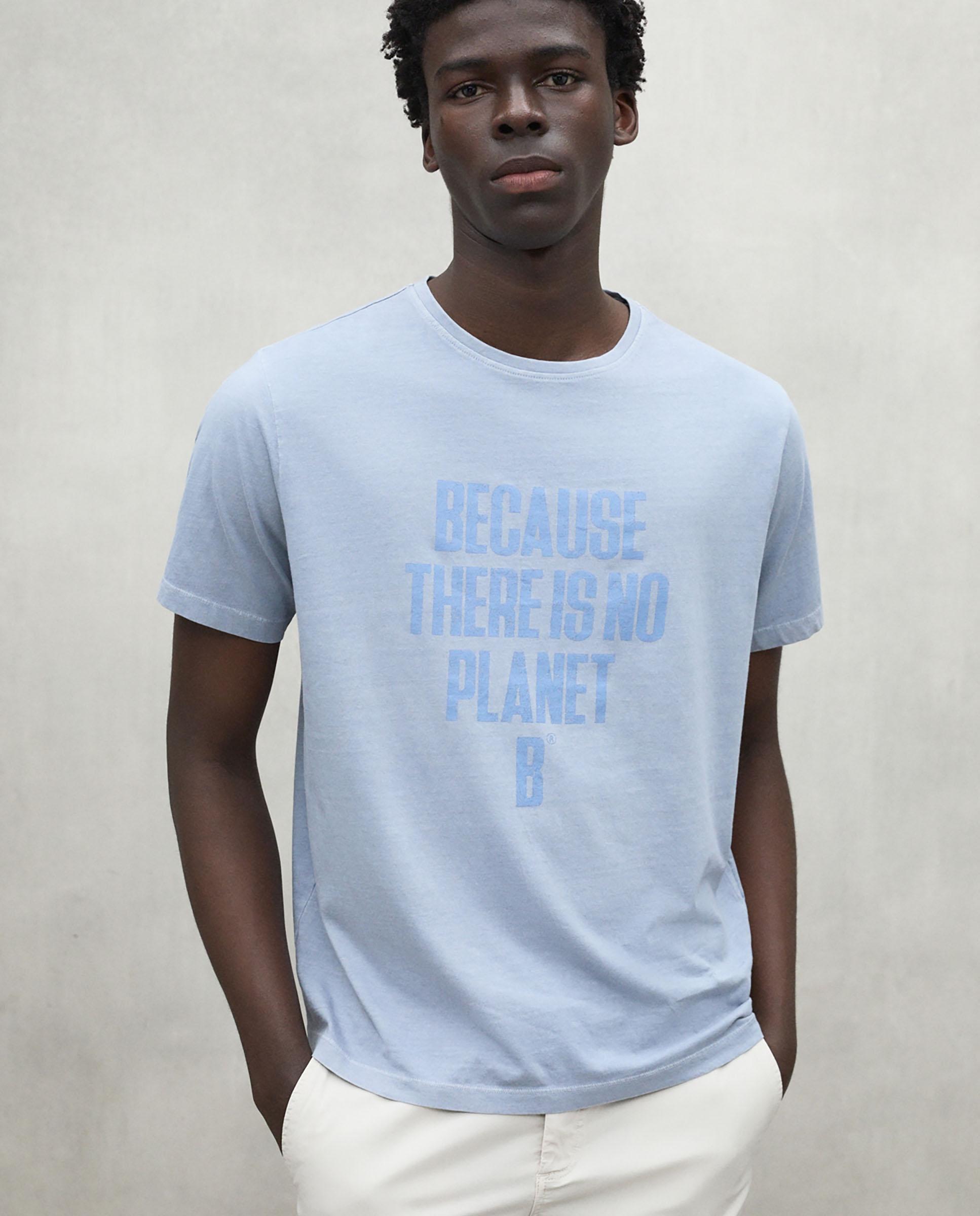 Ecoalf - Camiseta de manga corta de hombre con estampado frontal.
