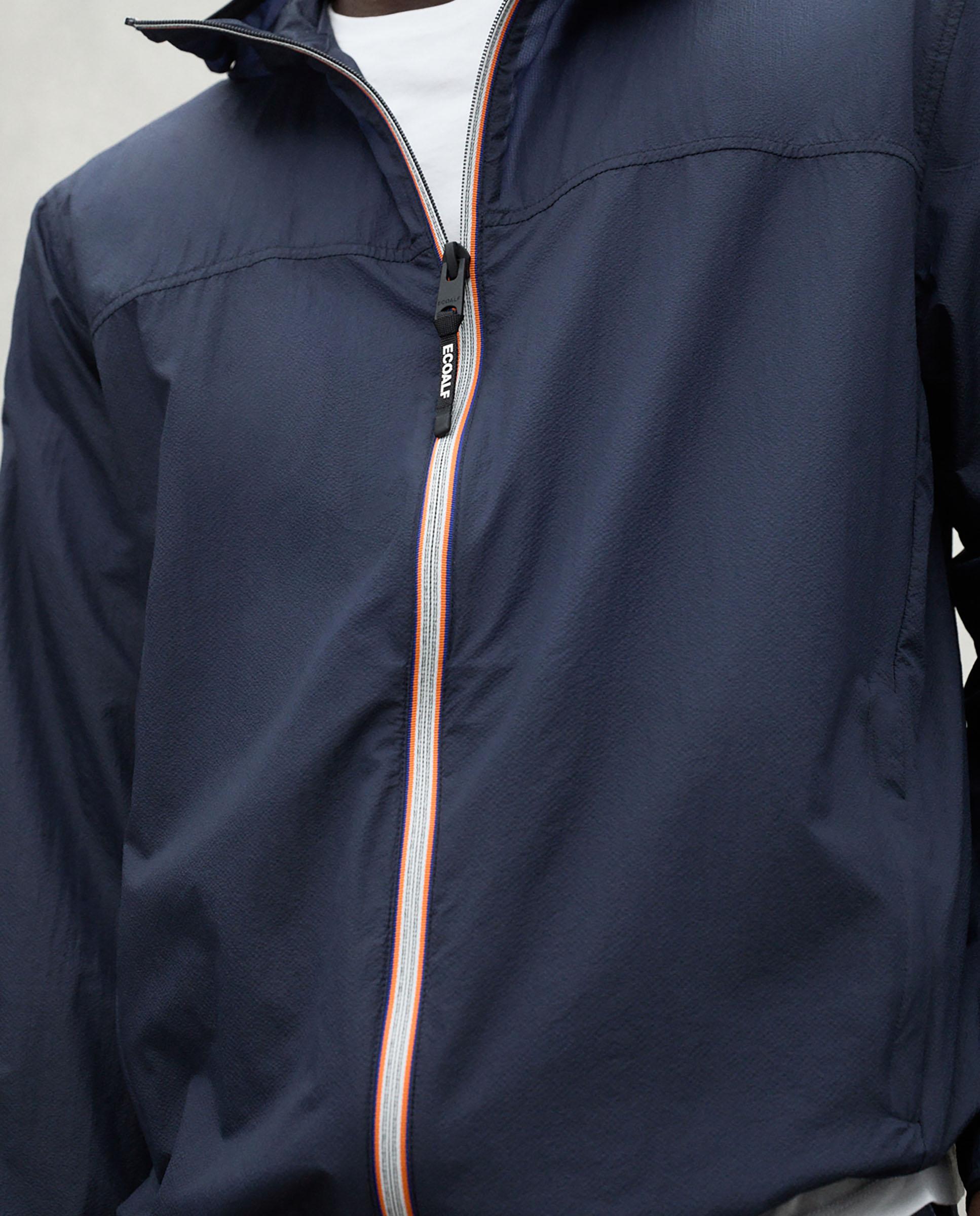 Chaqueta de hombre mori con cierre de cremallera - Ecoalf - Azul Azul-2
