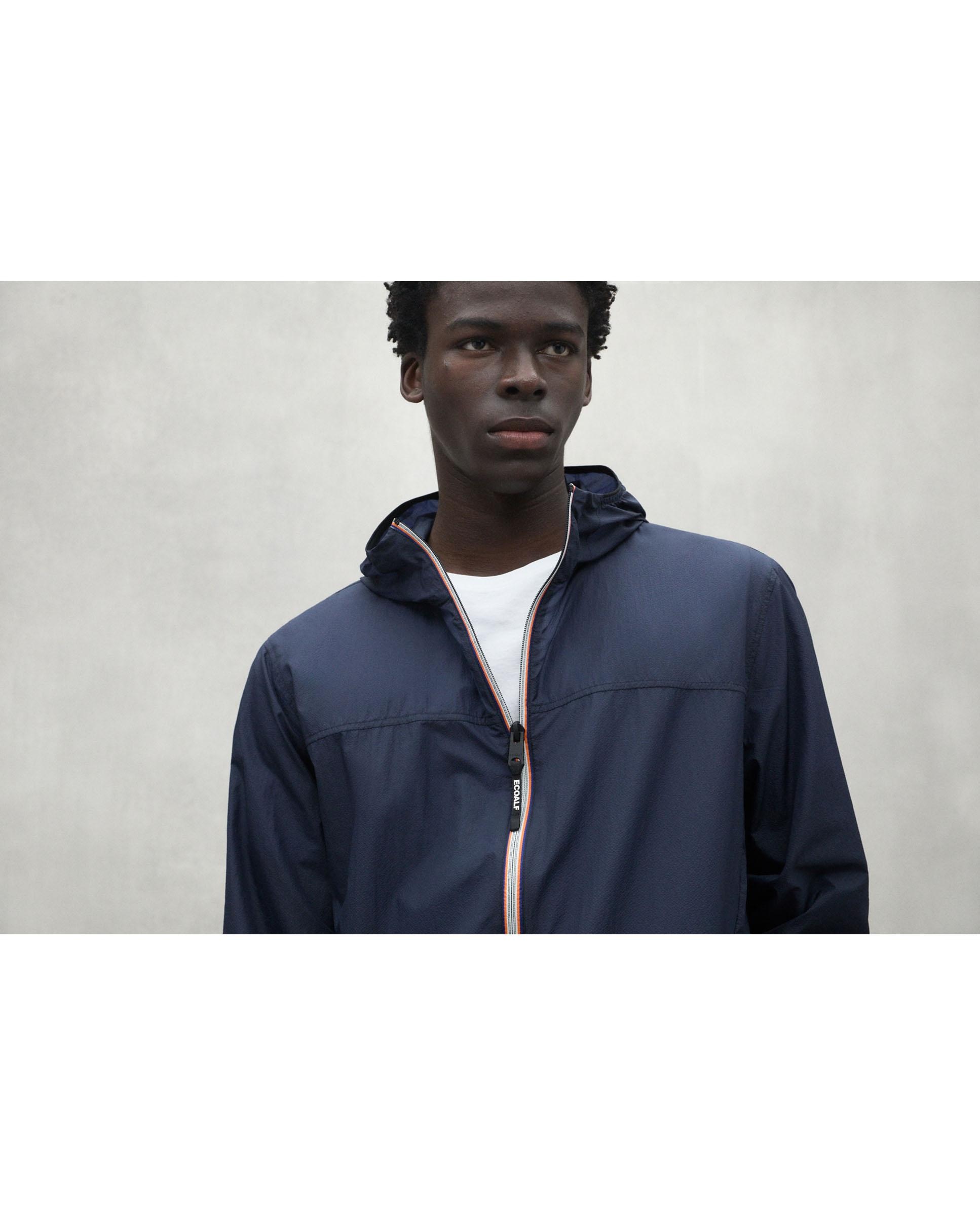 Chaqueta de hombre mori con cierre de cremallera - Ecoalf - Azul Azul-3