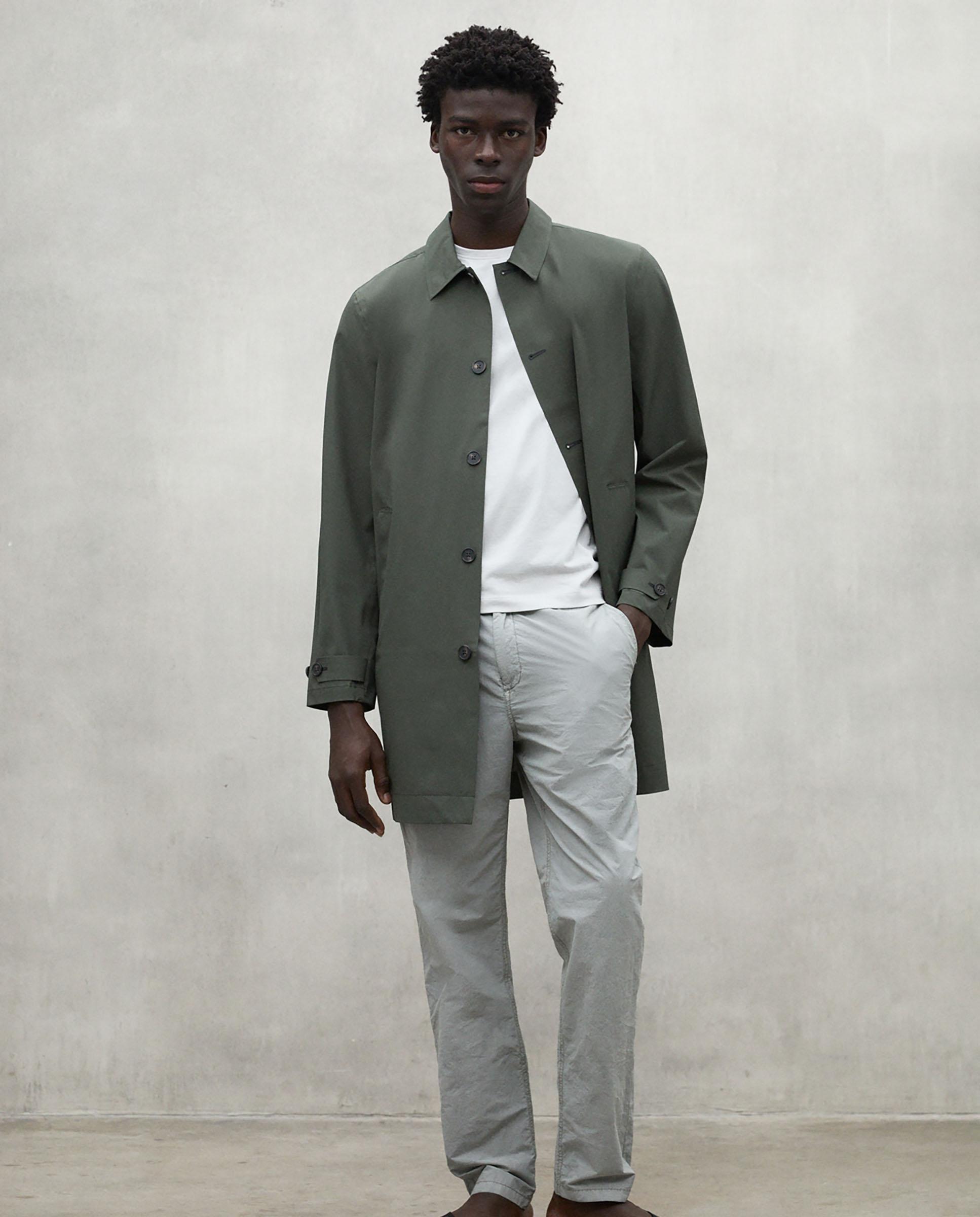 Imagen 0 de Chaqueta de hombre nimega impermeable larga Verde