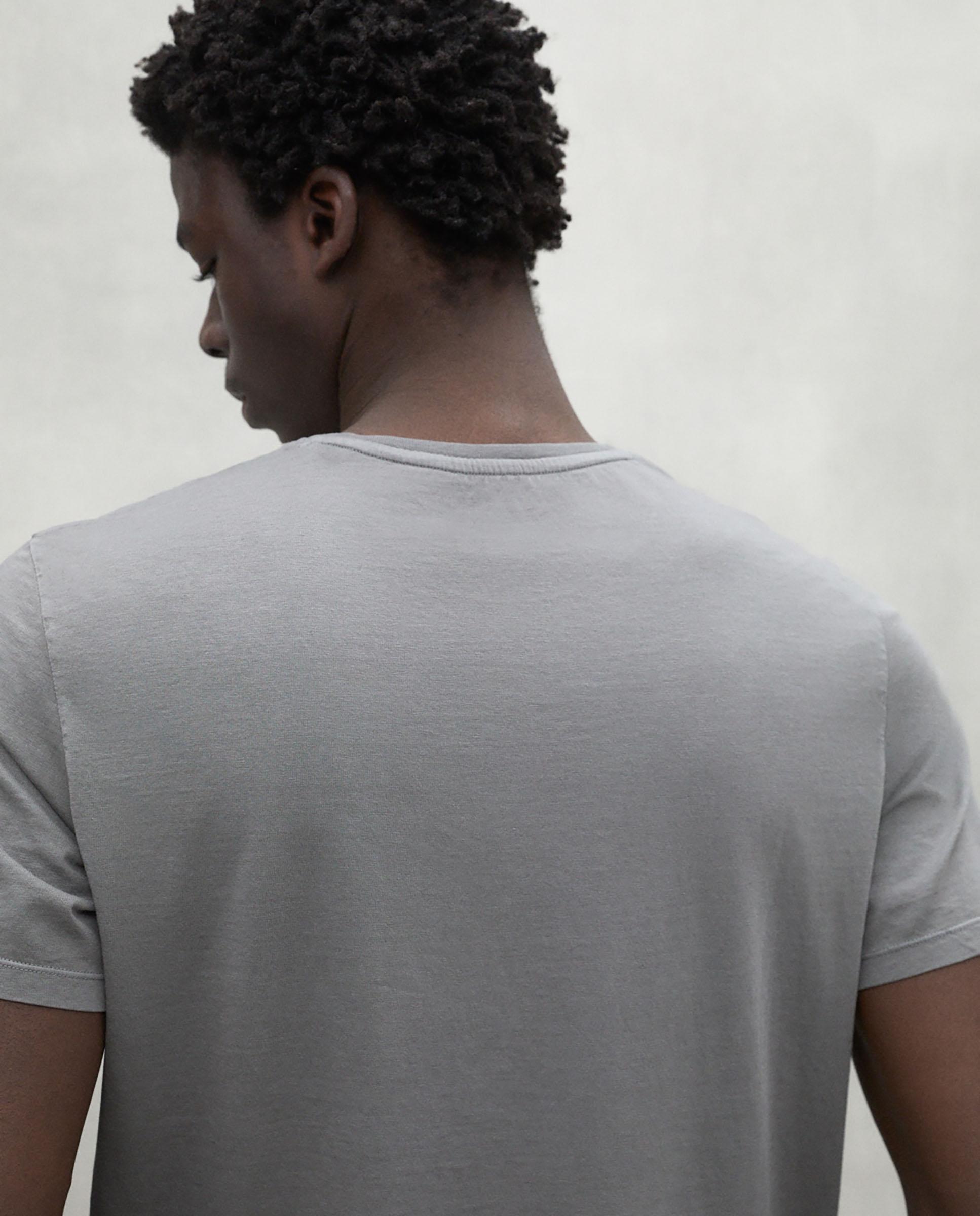 Camiseta de hombre de manga corta y cuello redondo - Ecoalf - Gris oscuro Gris oscuro-2