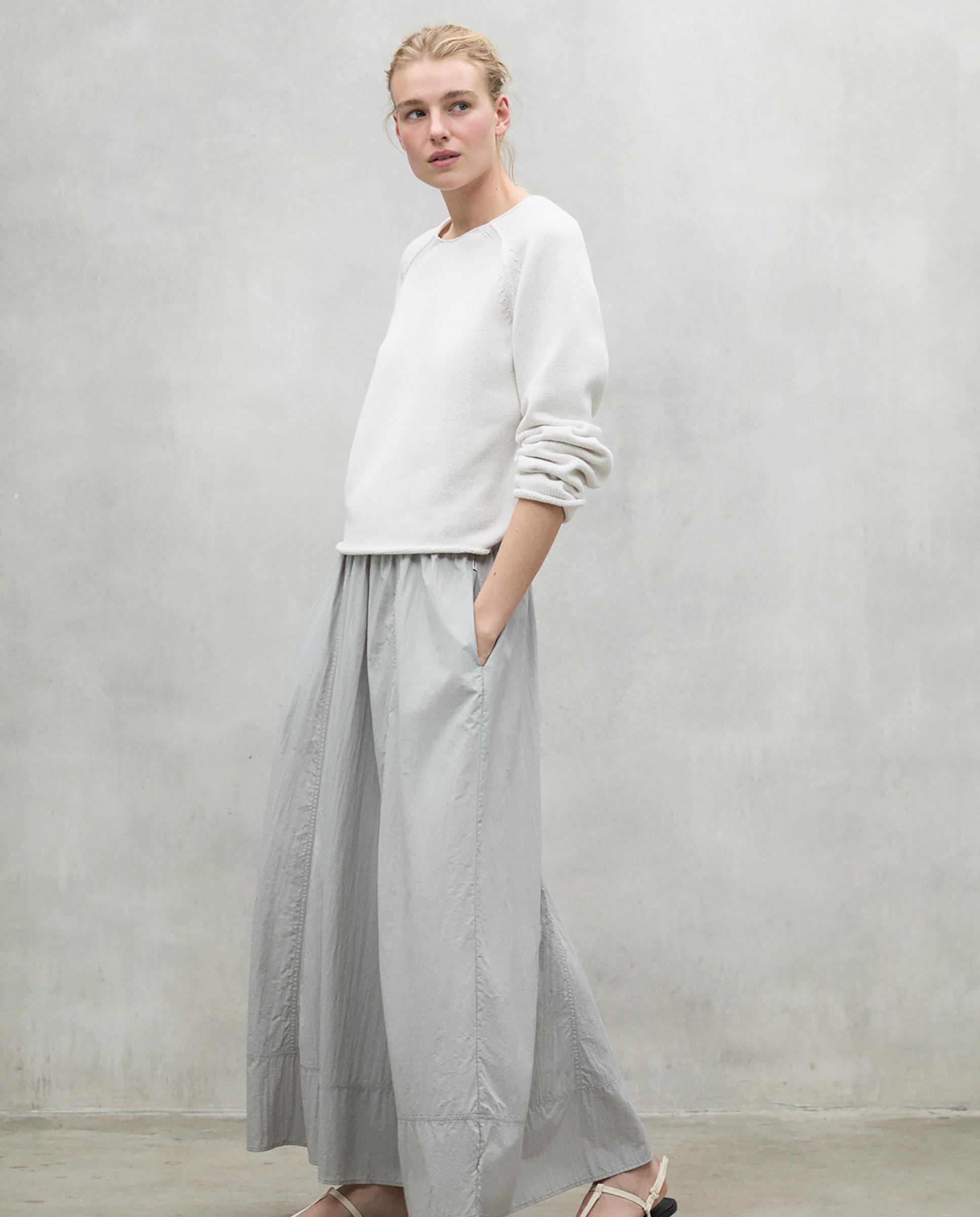 Ecoalf - Jersey de mujer con cuello redondo y manga larga.
