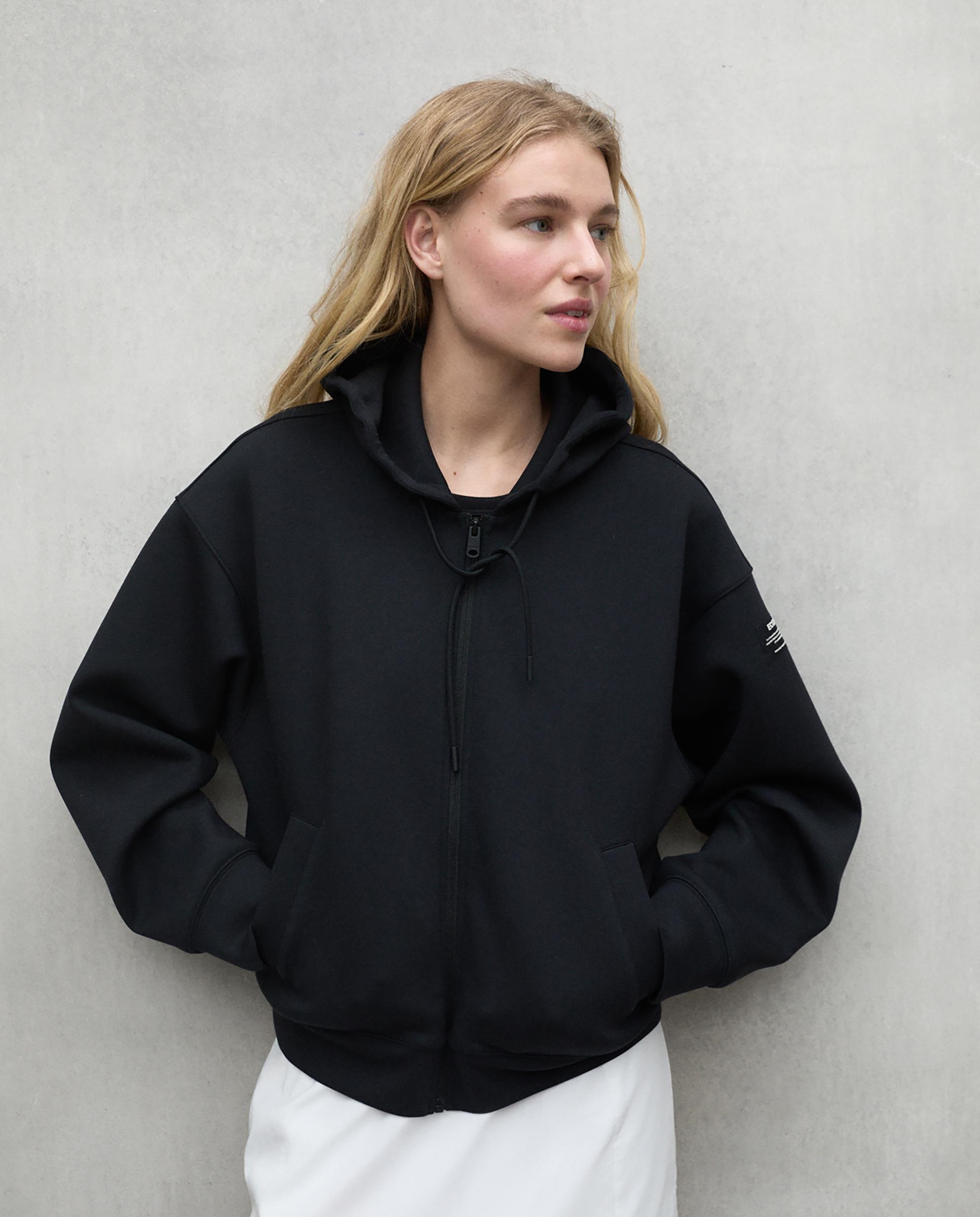 Ecoalf - Sudadera de mujer con capucha y cierre de cremallera.