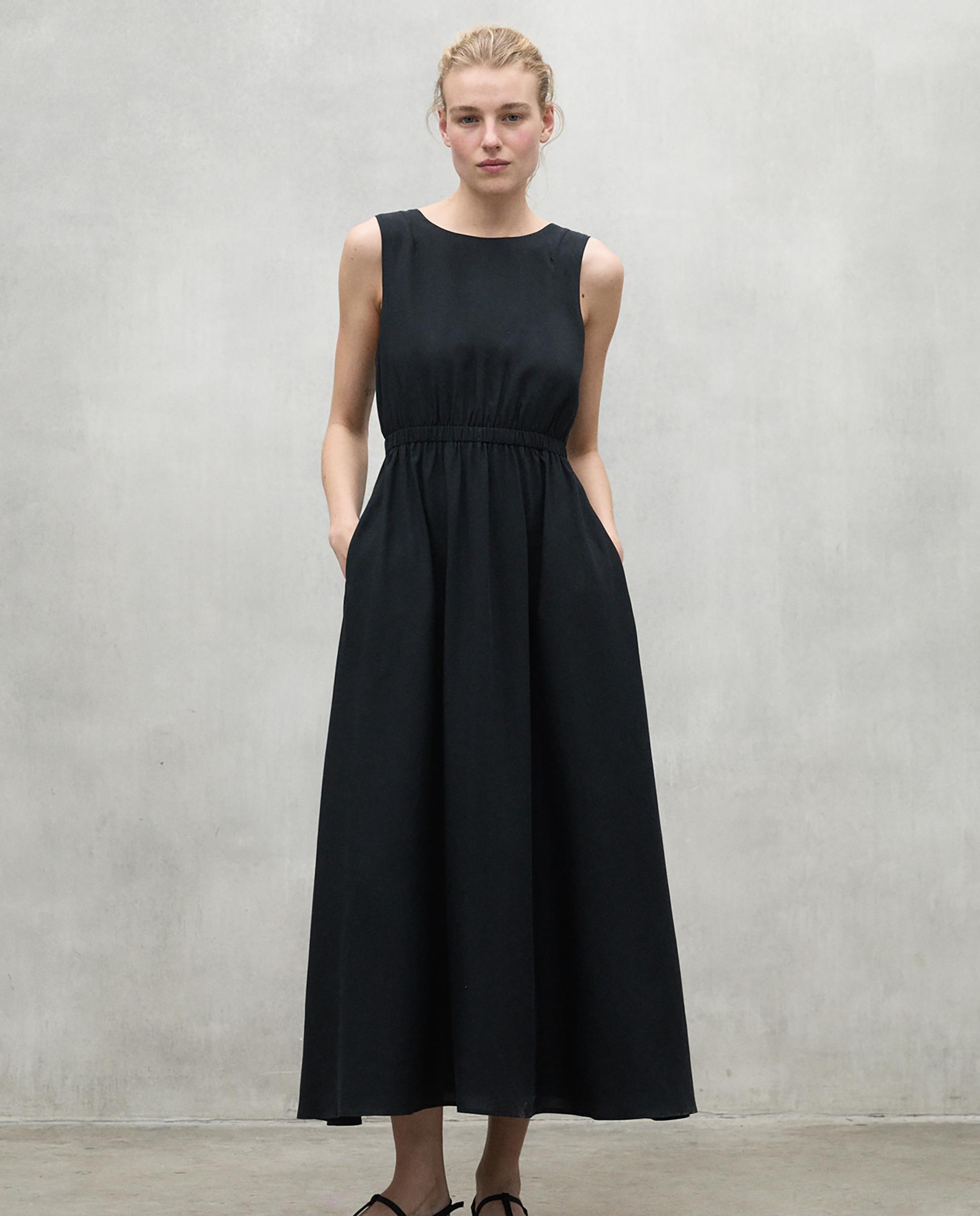 Ecoalf - Vestido largo de tirante ancho con bolsillos.