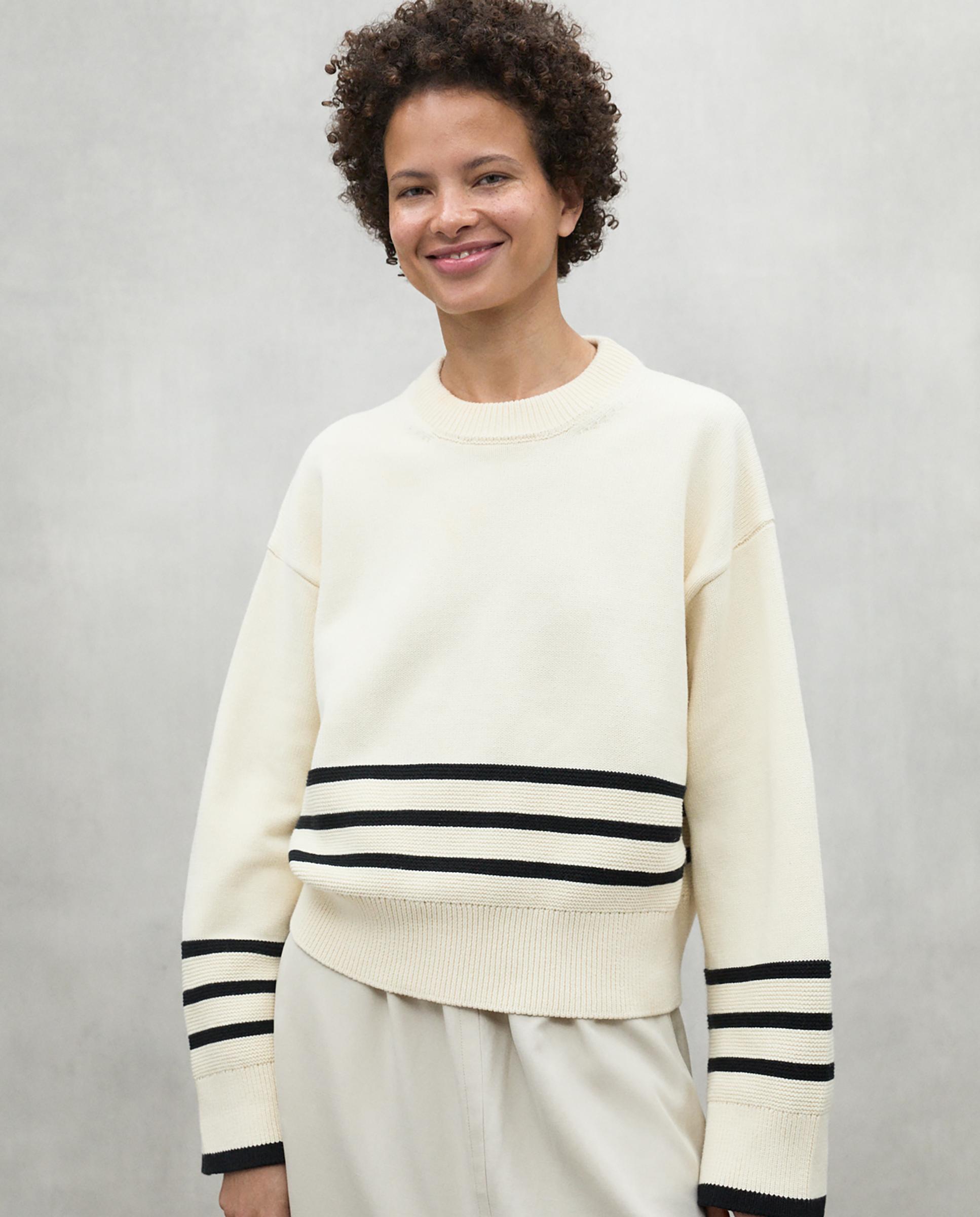 Ecoalf - Jersey de mujer con acabados de canalé en puños y bajo.