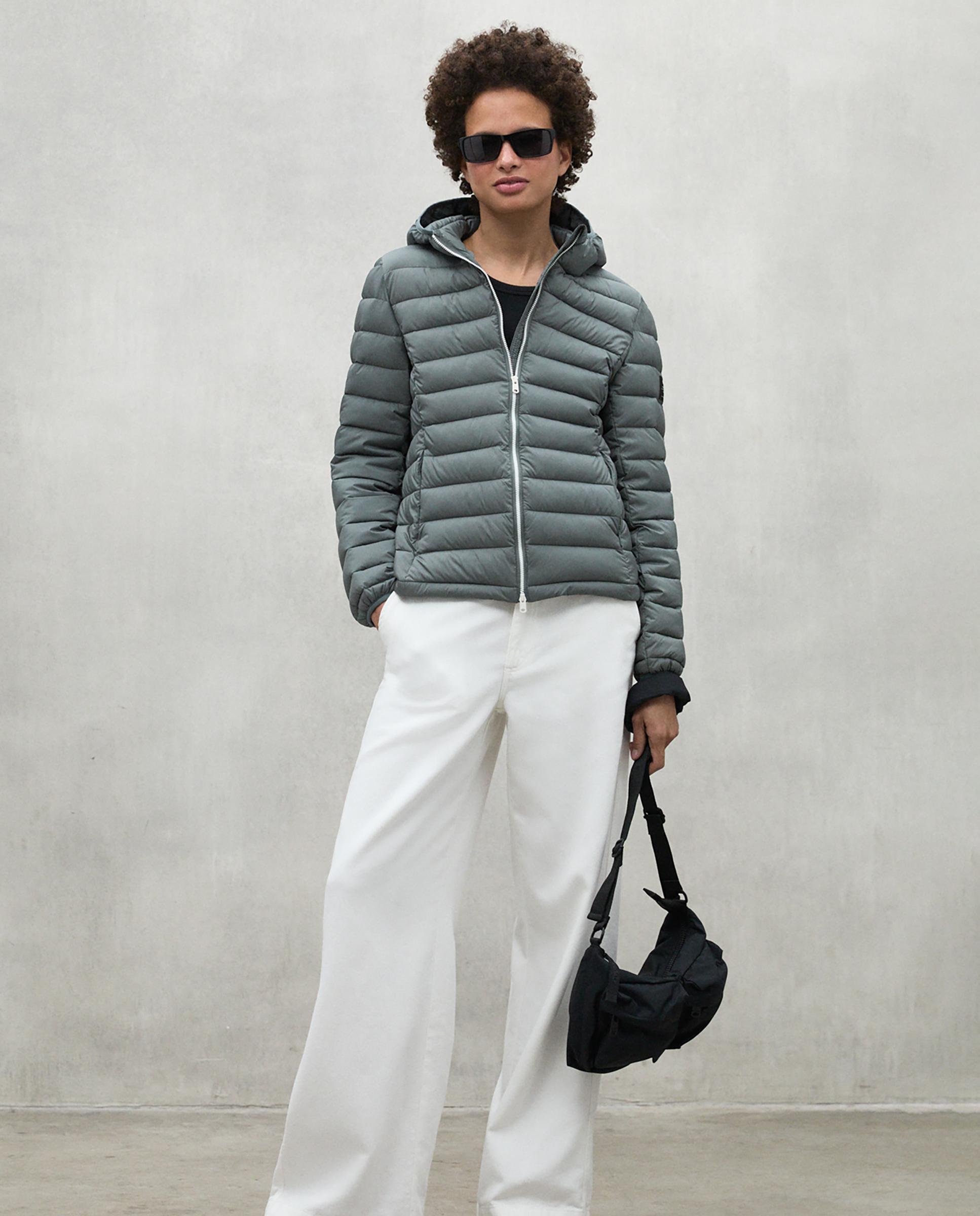 Ecoalf - Chaqueta de mujer con cierre de cremallera y capucha.
