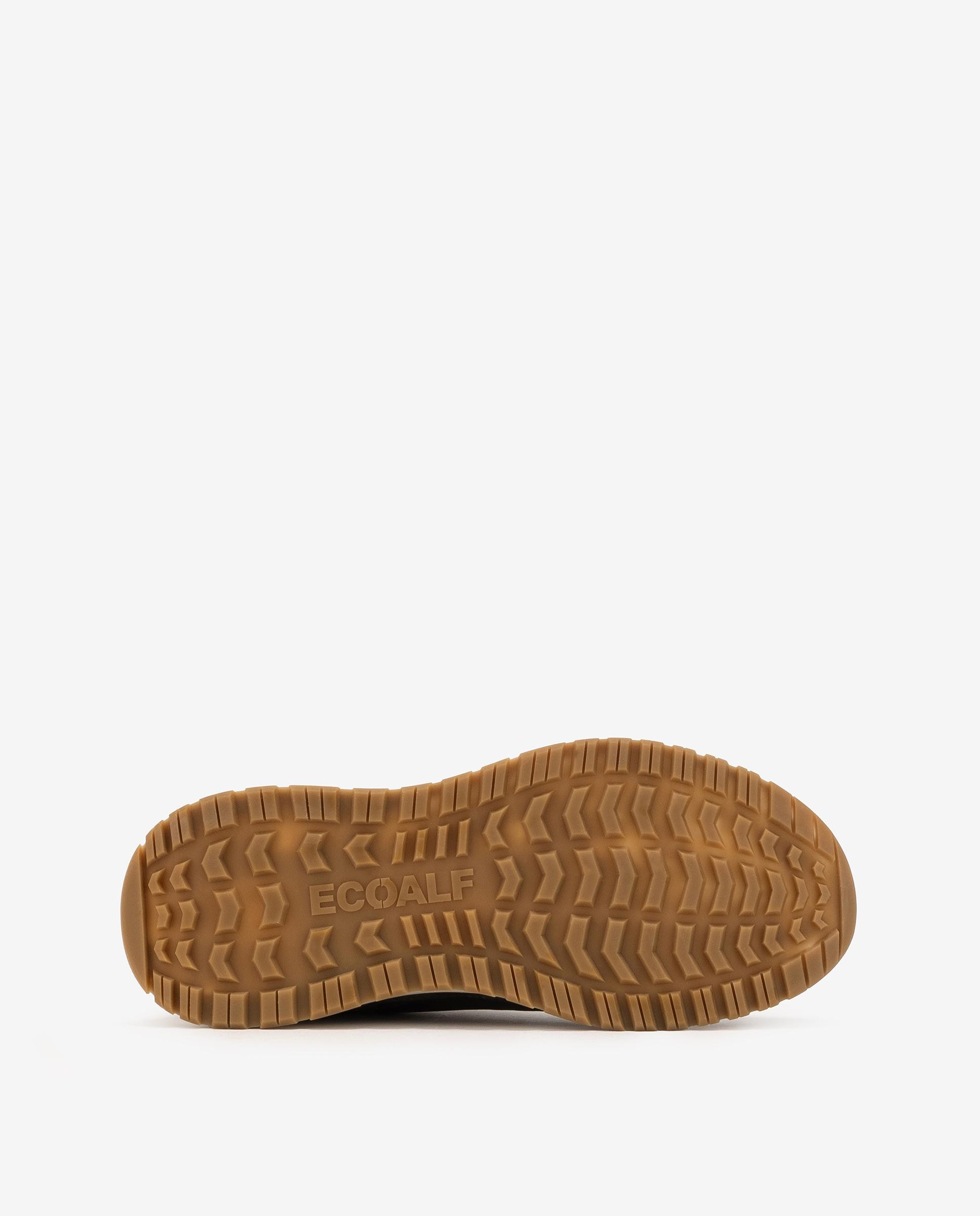 Zapatillas deportivas de mujer con cierre de cordones y logo lateral - Ecoalf - Gris oscuro Gris oscuro-4