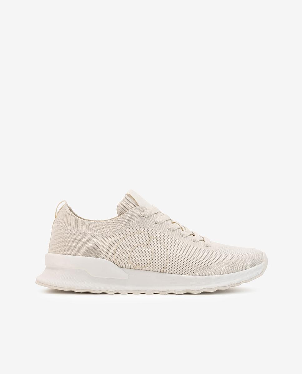 Imagen 0 de Zapatillas deportivas de hombre de punto con logo Blanco
