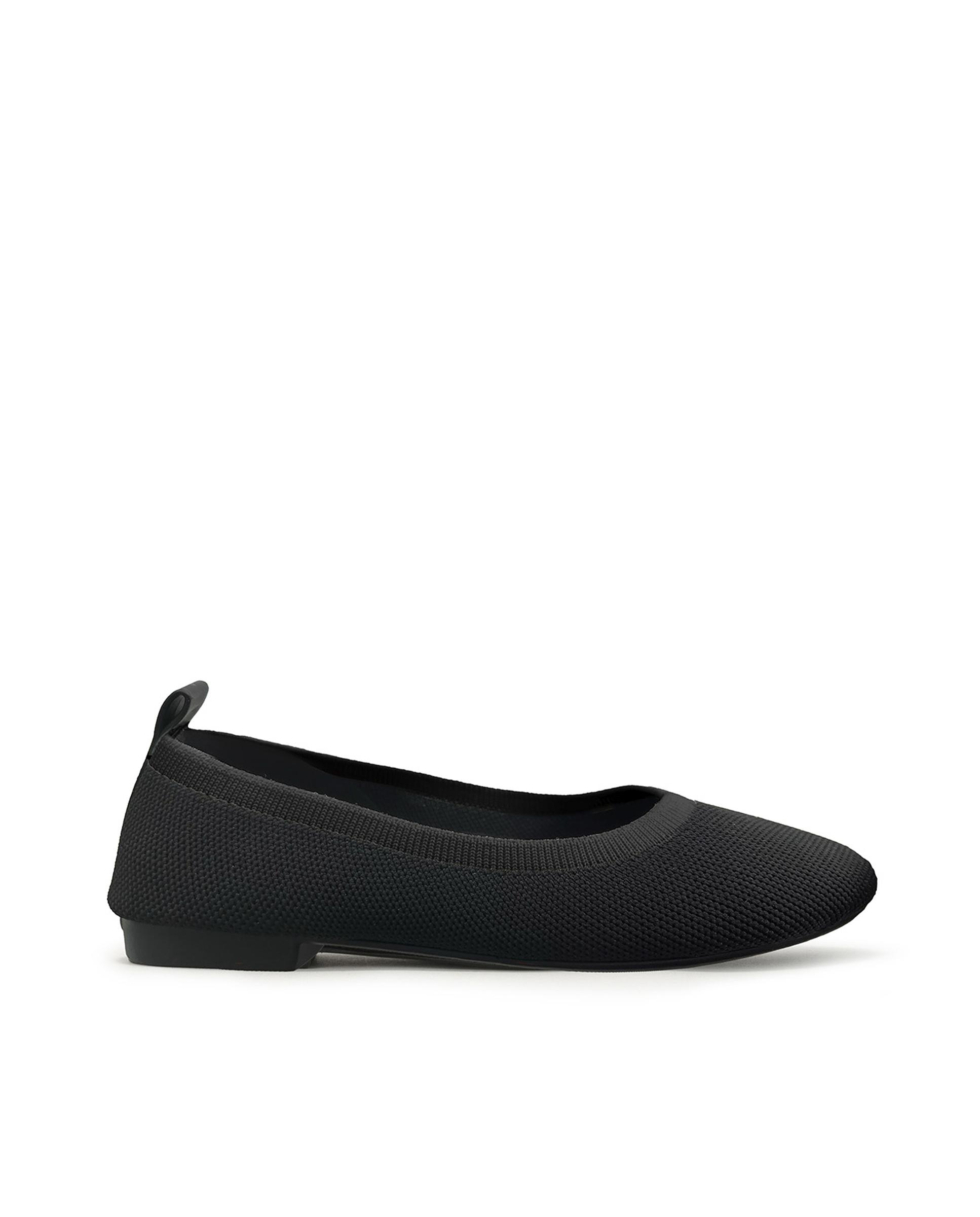 Ecoalf - Bailarinas planas de mujer con goma y puntera redonda.