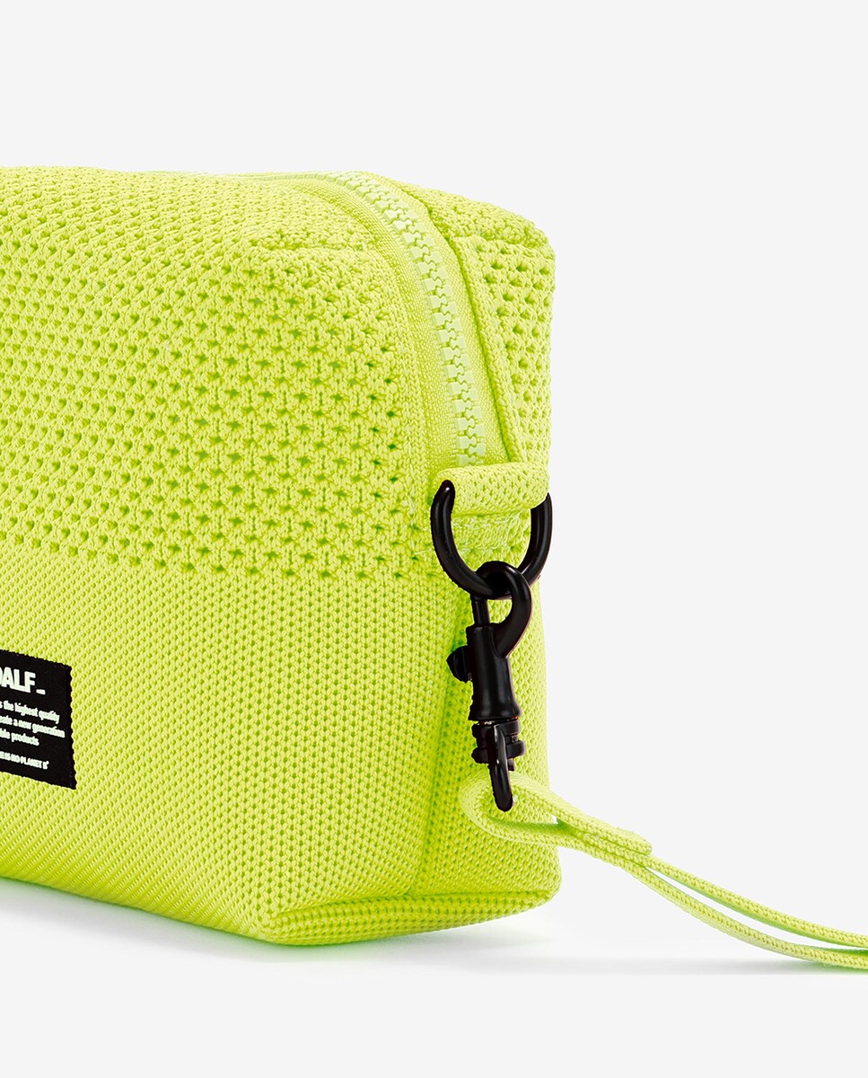 Bolso de mano de mujer con asa corta y cierre de cremallera