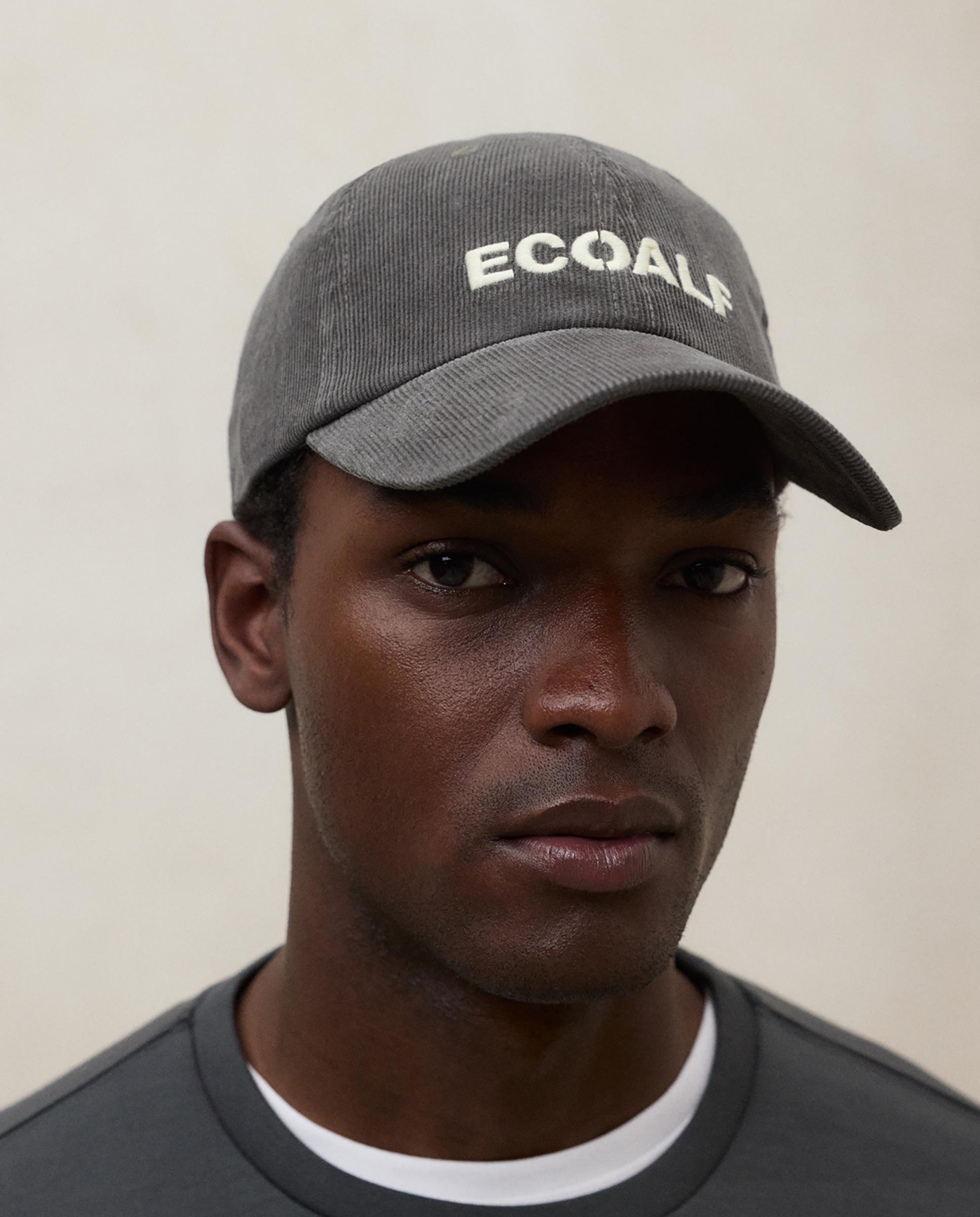 Sudadera de hombre con cuello redondo y discreto logotipo en manga - Ecoalf - Gris oscuro Gris oscuro-3