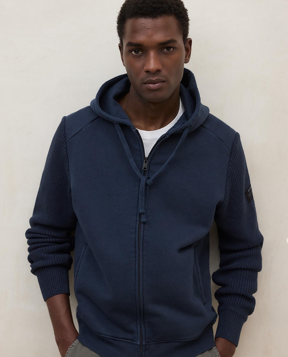 Sudadera de hombre con cremallera y capucha · Ecoalf · El Corte Inglés
